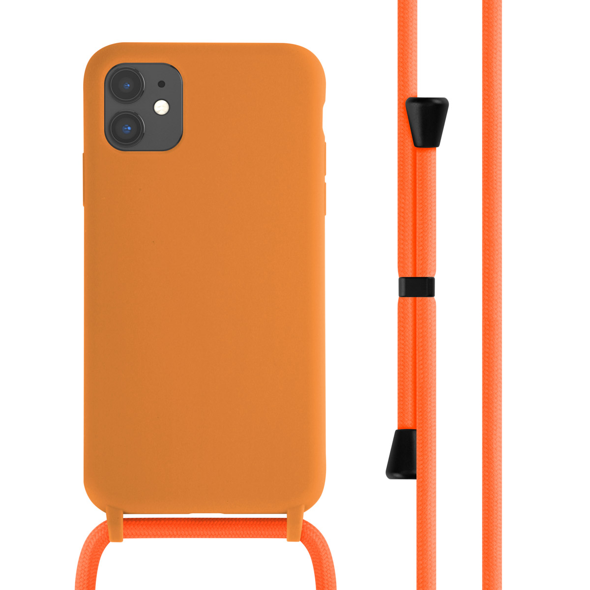 imoshion SilikonHülle mit Band für das Apple iPhone 11 - Orange