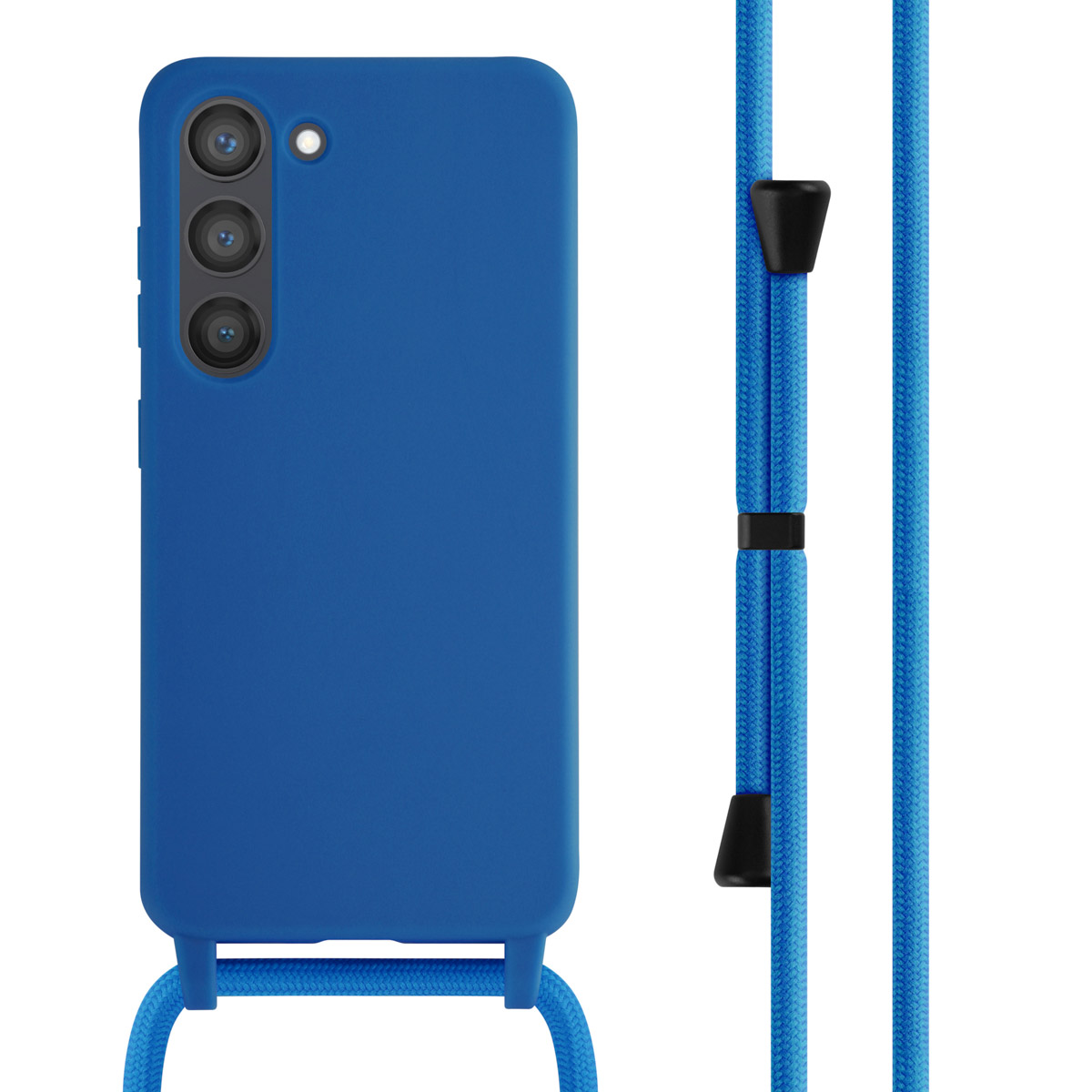 imoshion SilikonHülle mit Band für das Samsung Galaxy S23 - Blau