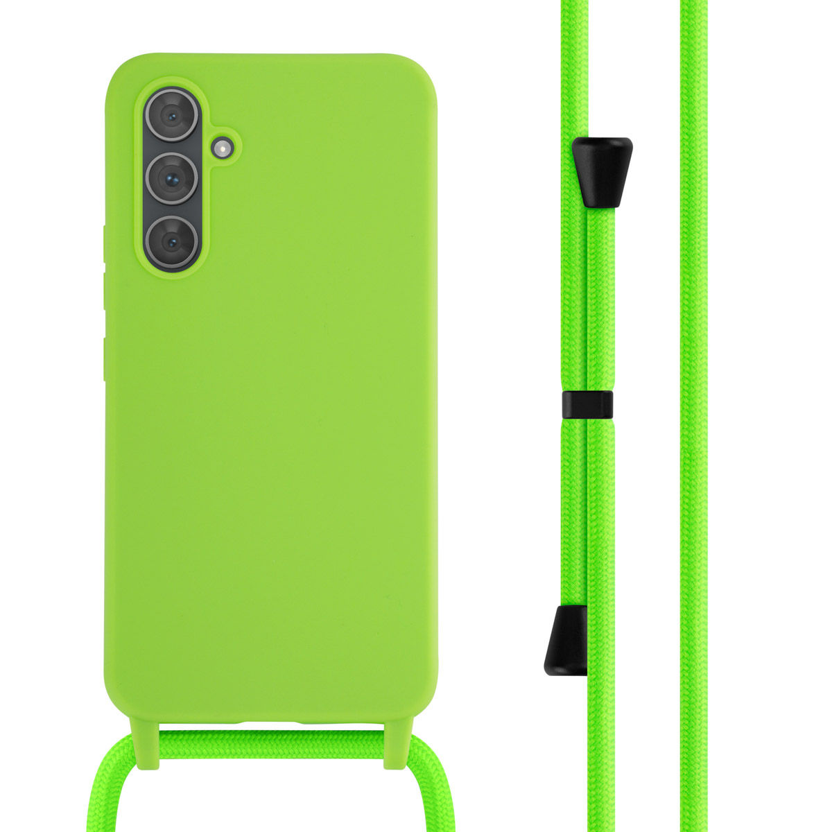 imoshion SilikonHülle mit Band für das Samsung Galaxy A54 (5G) - Fluor Groen