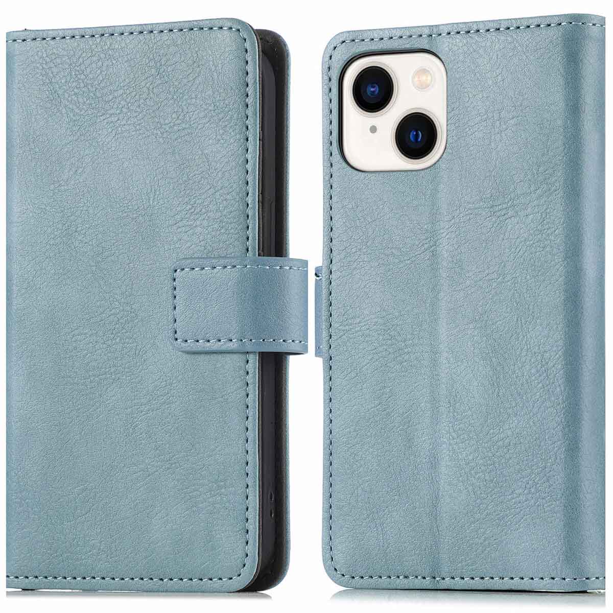 imoshion Luxuriöse Klapphülle für das Apple iPhone 15 - Hellblau