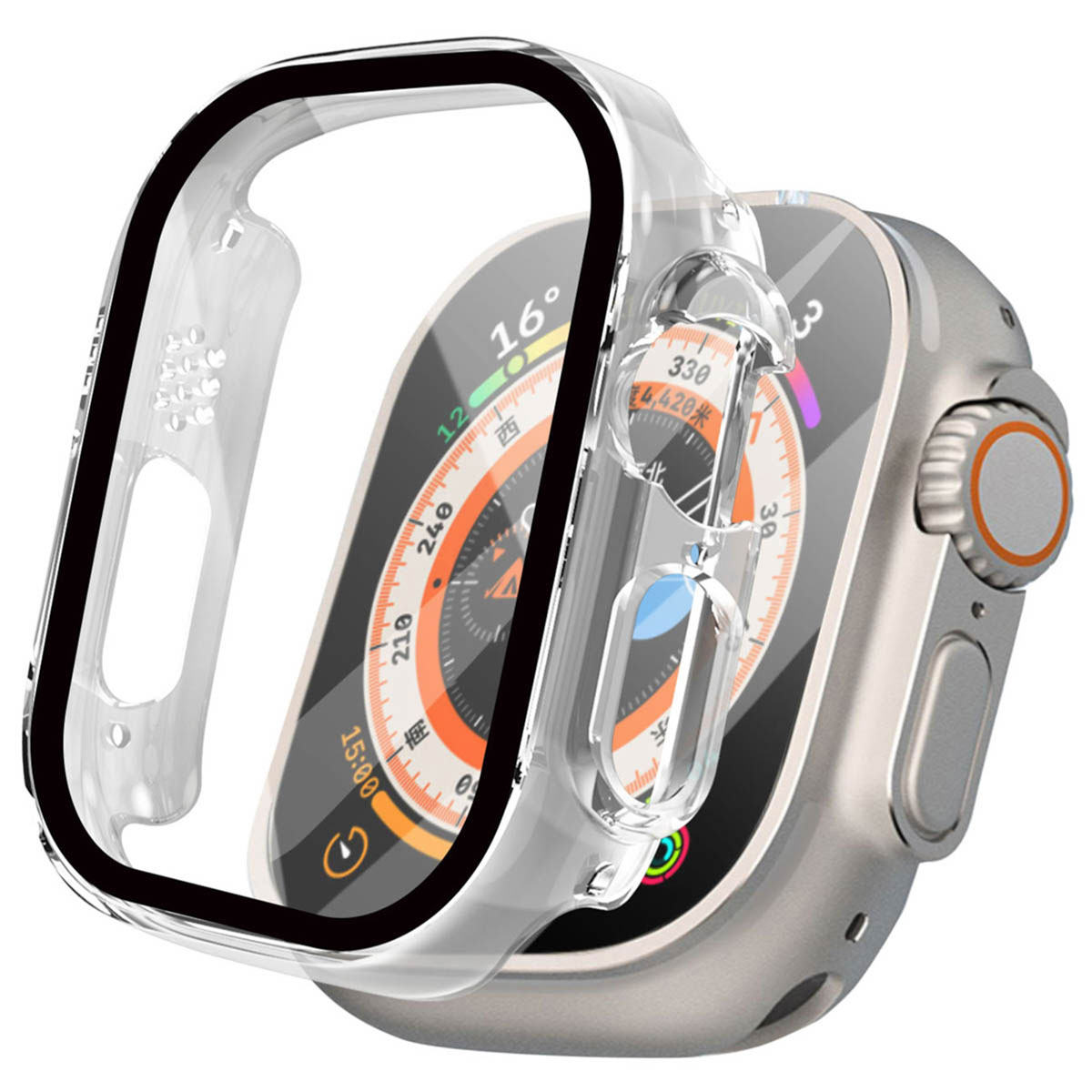 imoshion Full Cover Hard Case für das Apple Watch Ultra / Ultra 2 / Ultra 3 - 49 mm - Transparent