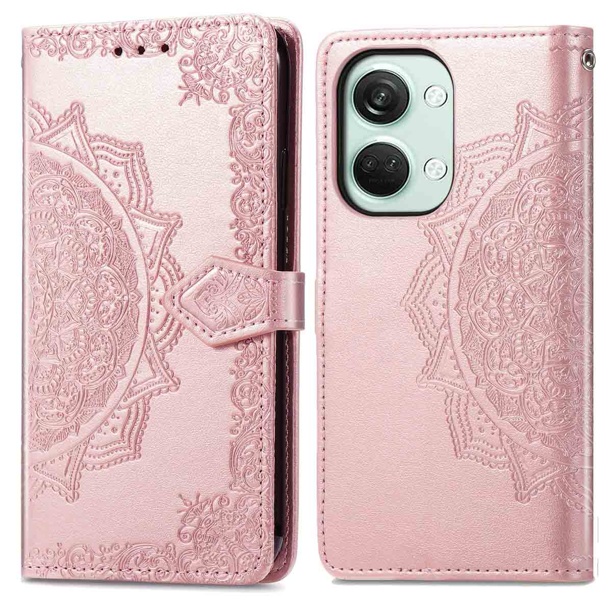 imoshion Mandala Klapphülle für das OnePlus Nord 3 - Rosé gold