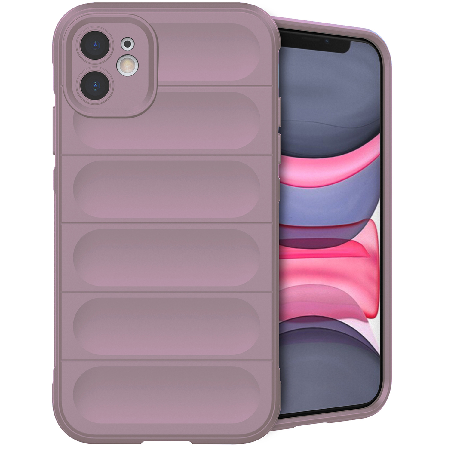 imoshion EasyGrip Backcover für das Apple iPhone 11 - Violett