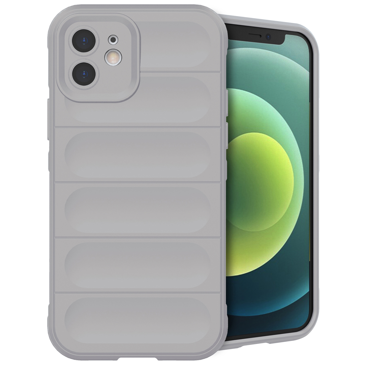 imoshion EasyGrip Backcover für das Apple iPhone 12 - Grau