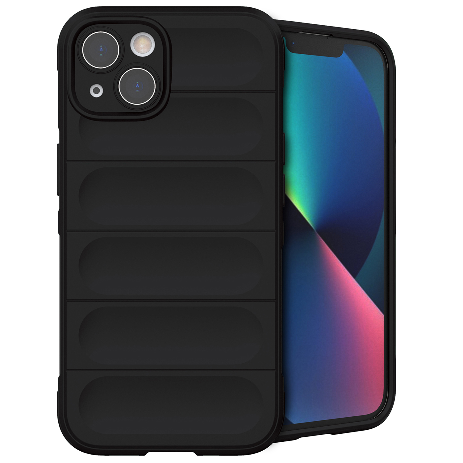 imoshion EasyGrip Backcover für das Apple iPhone 13 - Schwarz