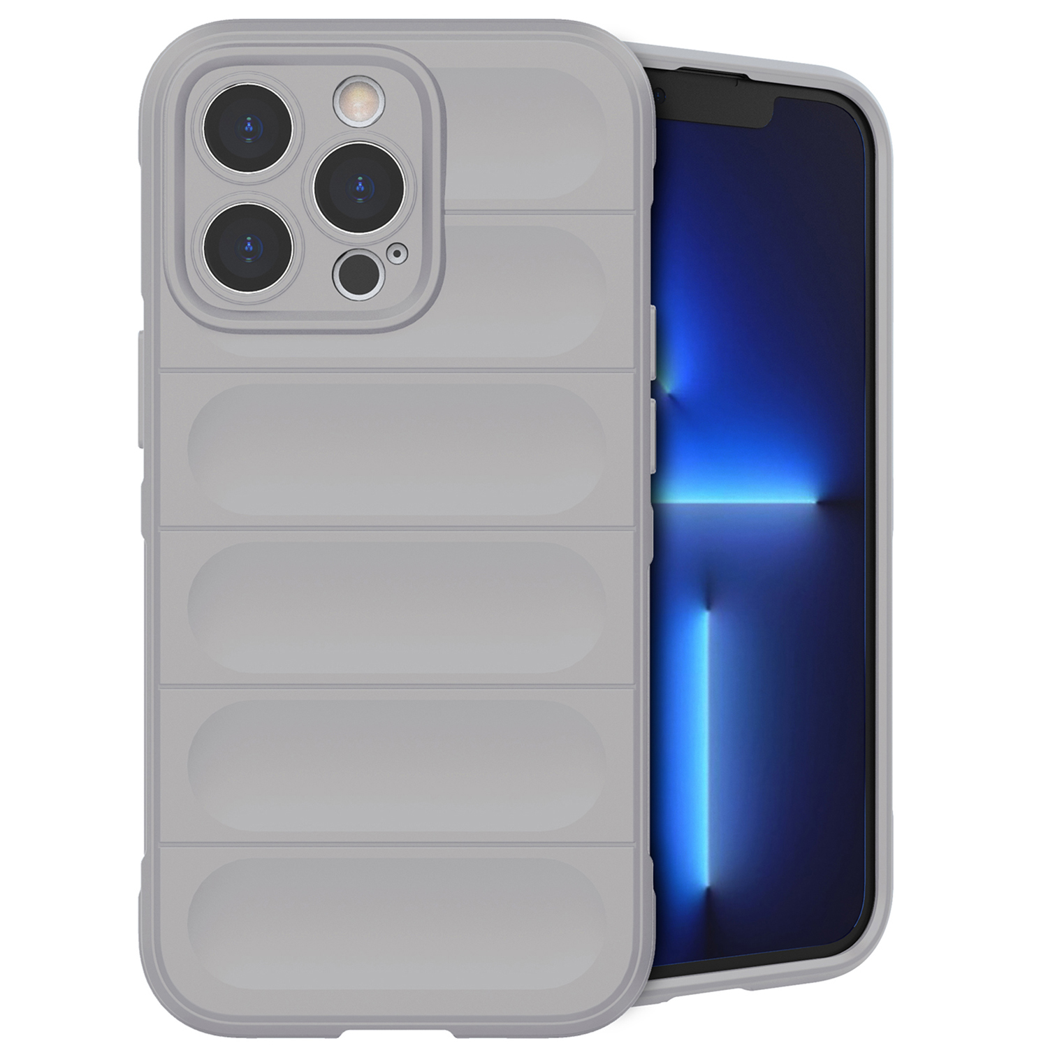 imoshion EasyGrip Backcover für das Apple iPhone 13 Pro - Grau