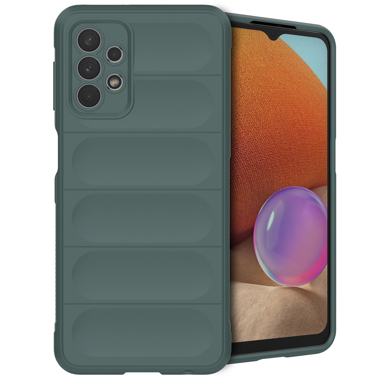imoshion EasyGrip Backcover für das Samsung Galaxy A32 (5G) - Dunkelgrün