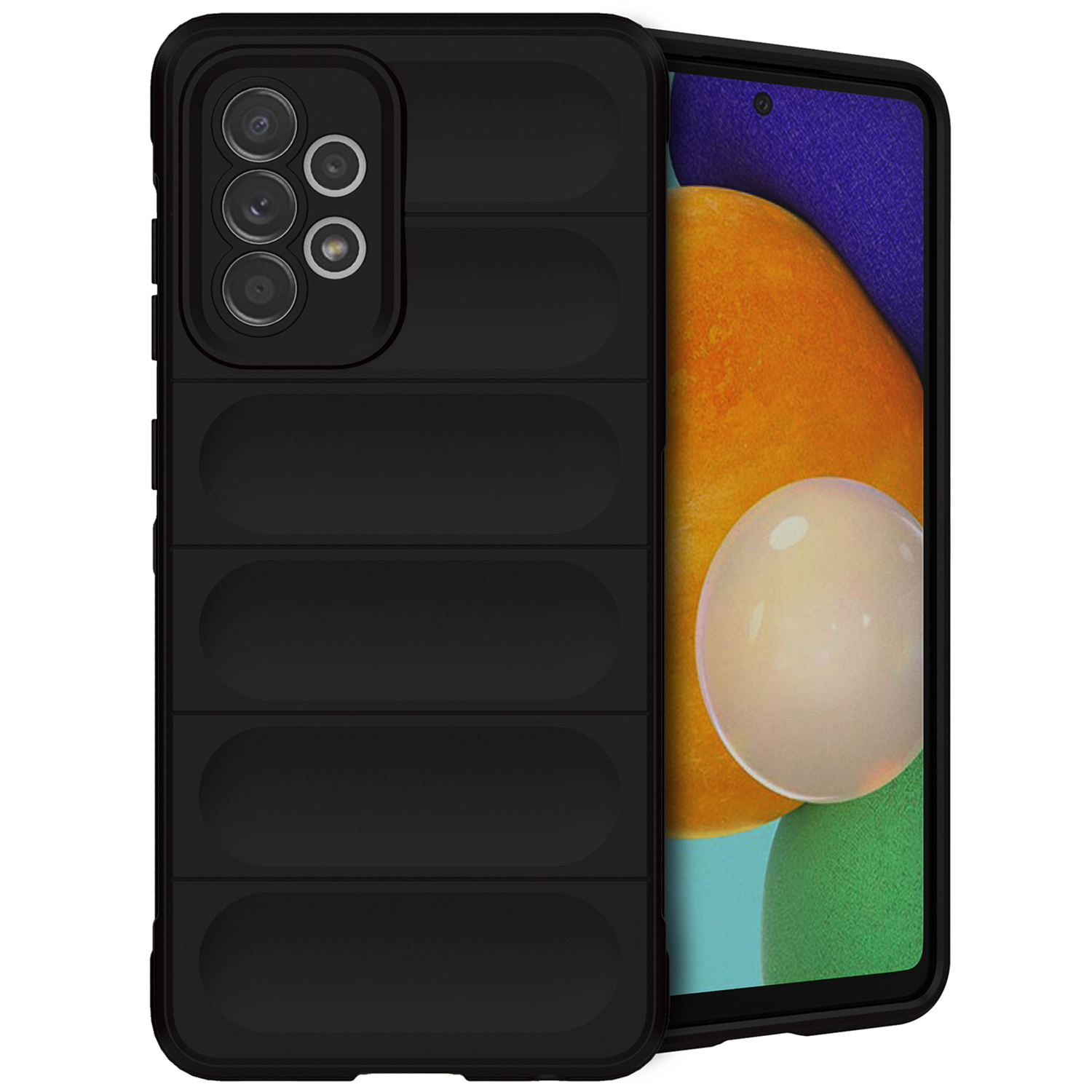 imoshion EasyGrip Backcover für das Samsung Galaxy A52(s) (5G/4G) - Schwarz