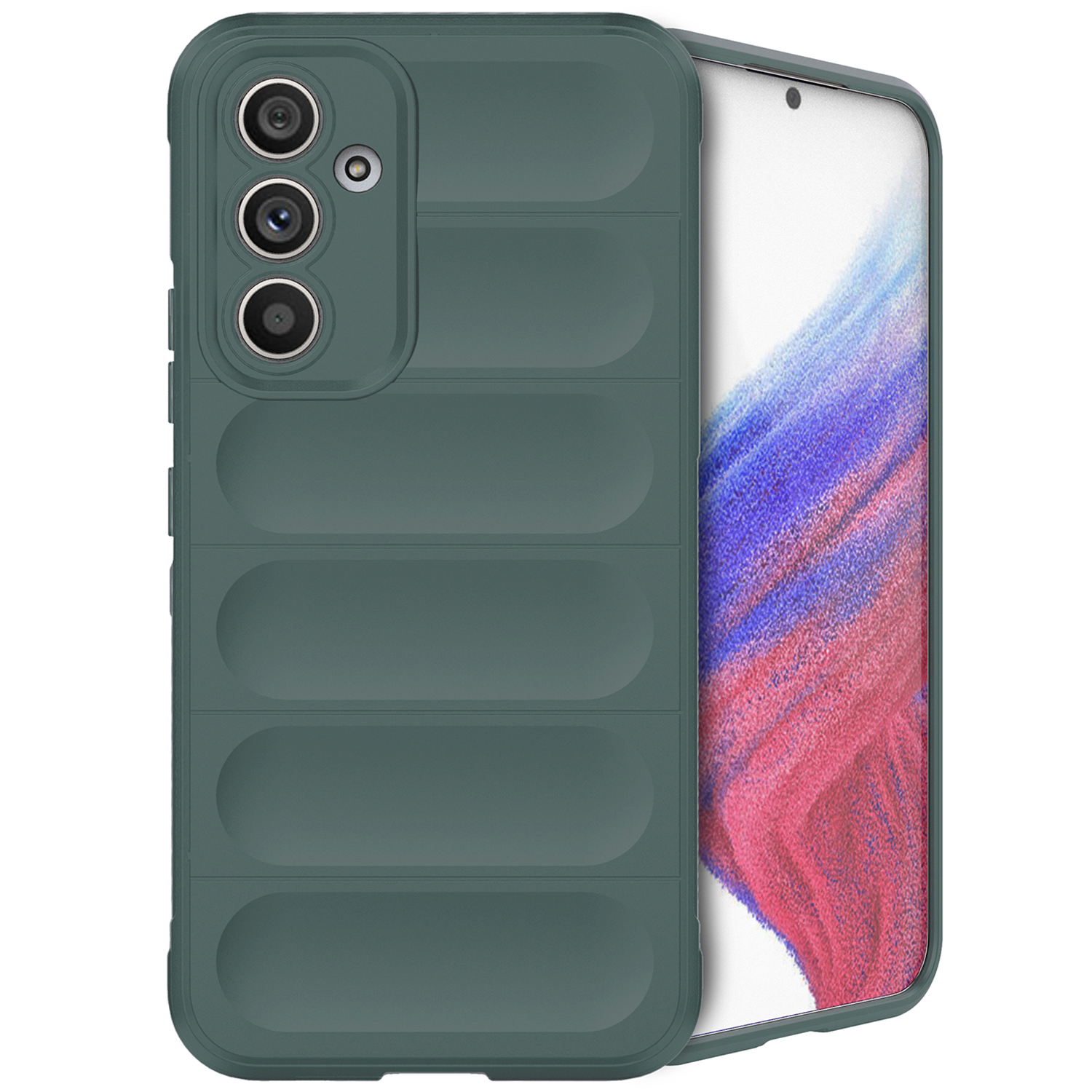 imoshion EasyGrip Backcover für das Samsung Galaxy A54 (5G) - Dunkelgrün
