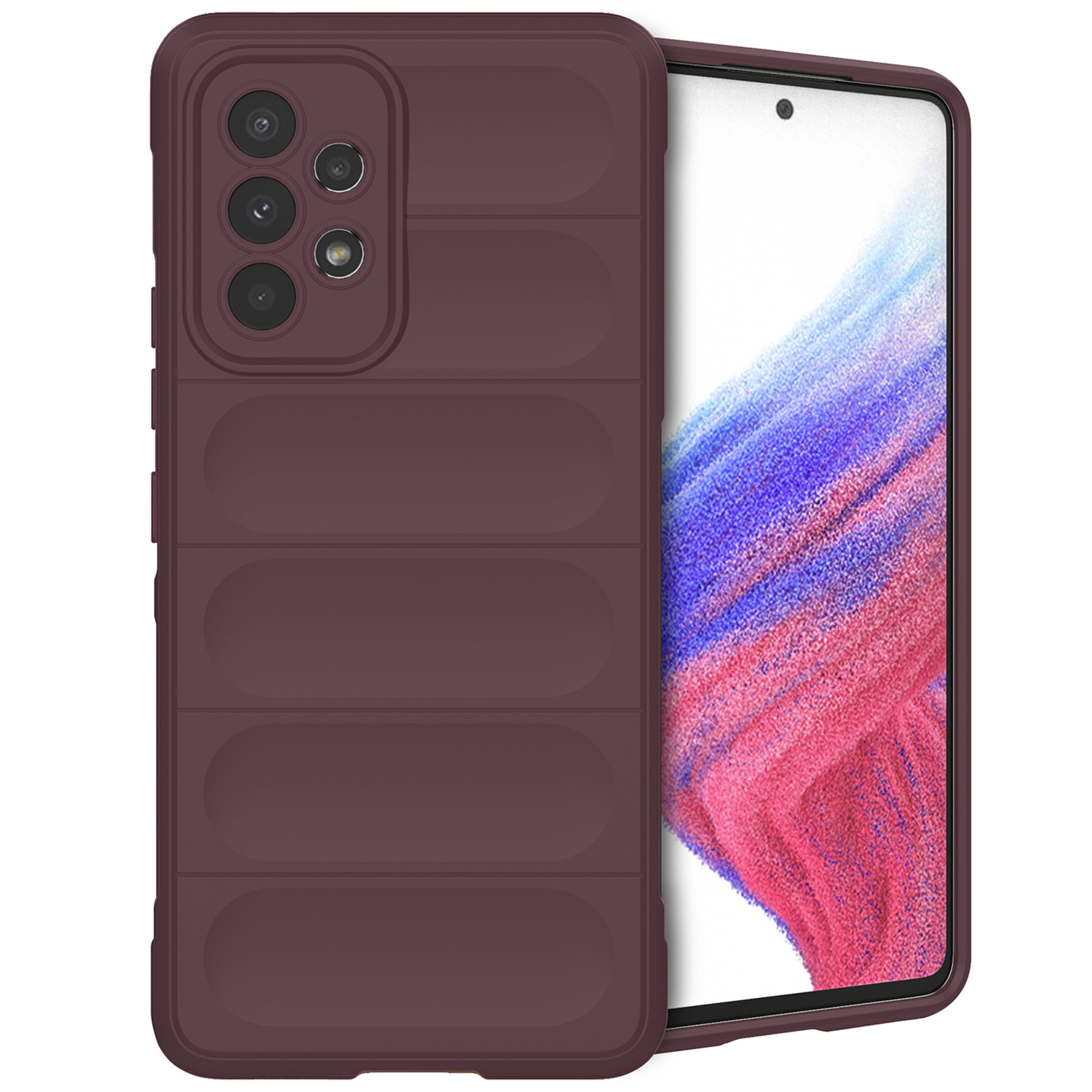 imoshion EasyGrip Backcover für das Samsung Galaxy A53 - Aubergine