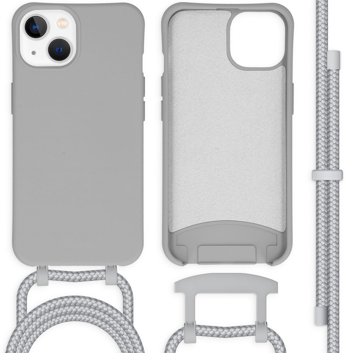 imoshion Color Backcover mit abtrennbarem Band für das Apple iPhone 13 - Grau