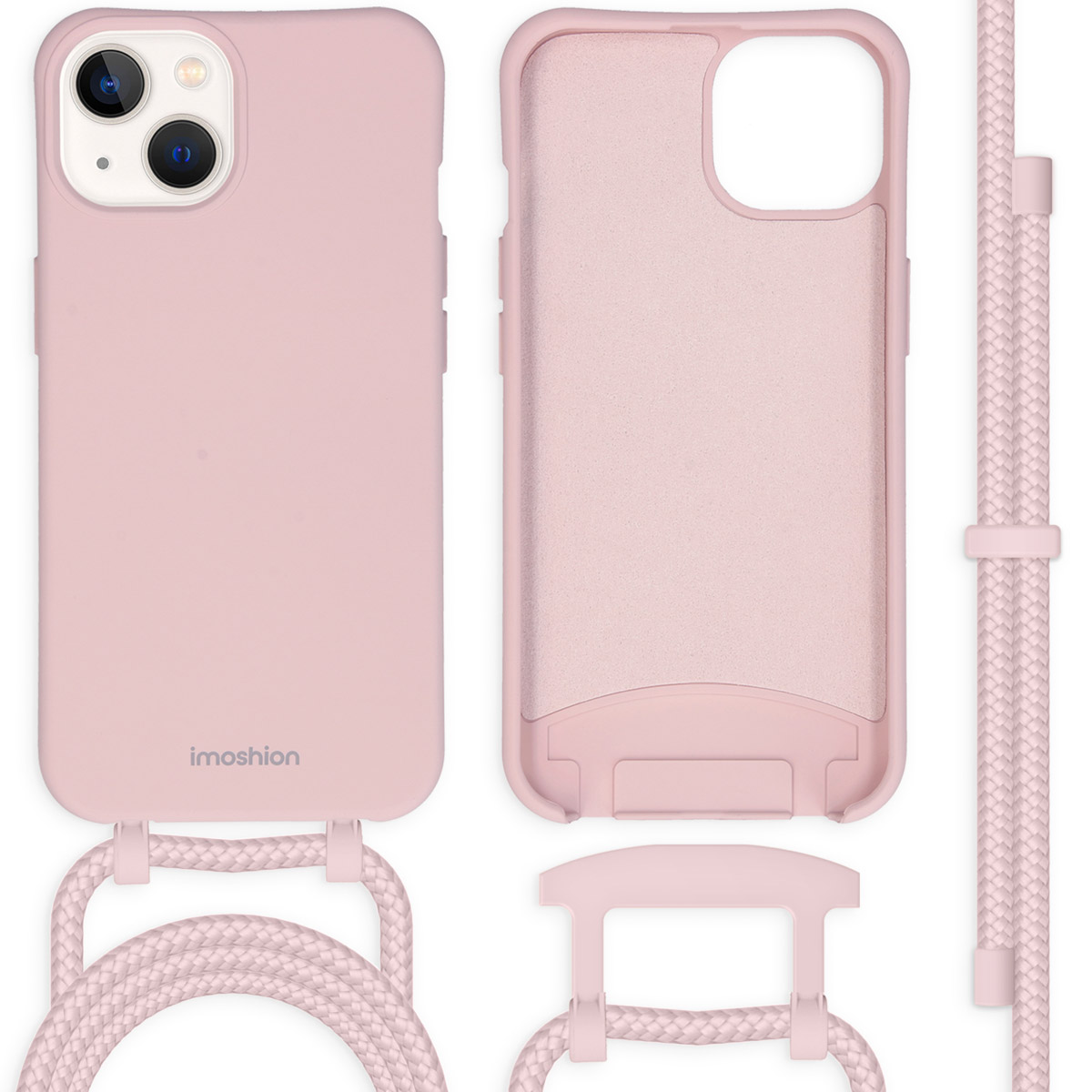 imoshion Color Backcover mit abtrennbarem Band für das Apple iPhone 13 - Rosa