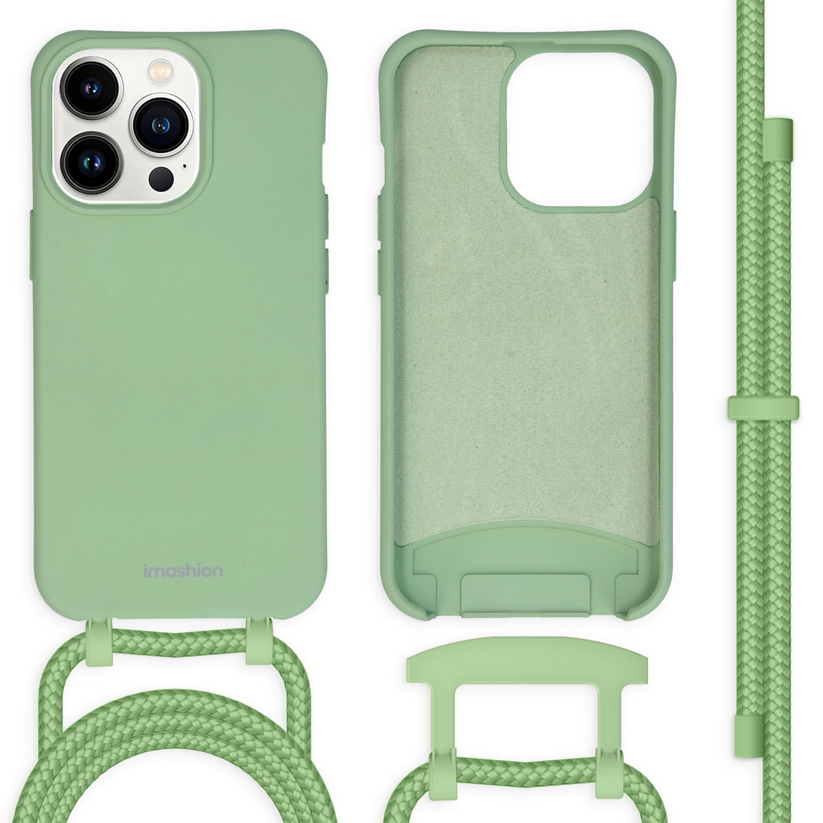 imoshion Color Backcover mit abtrennbarem Band für das Apple iPhone 13 Pro - Grün