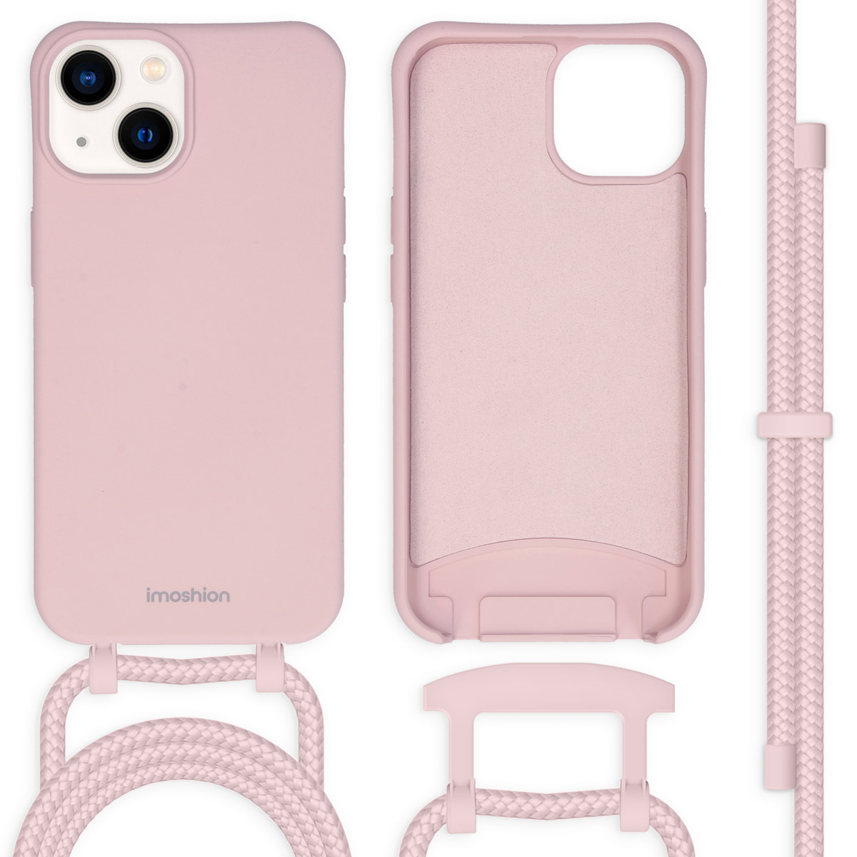 imoshion Color Backcover mit abtrennbarem Band für das Apple iPhone 14 - Rosa