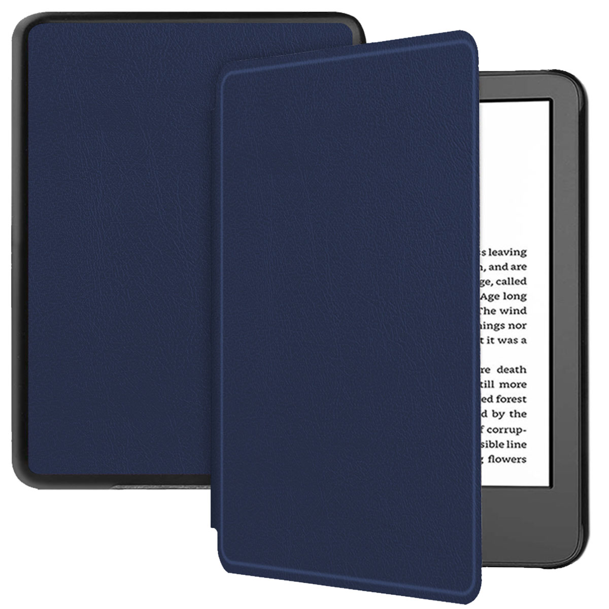imoshion Slim Hard Case Klapphülle für das Amazon Kindle (2024) / Amazon Kindle (2022) 11th gen - Dunkelblau