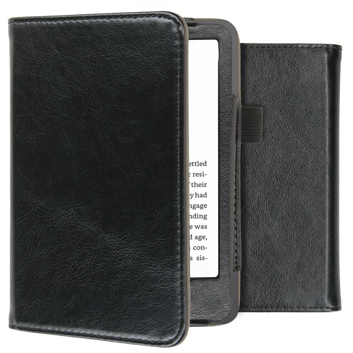 imoshion Vegan Leather Klapphülle für das Amazon Kindle (2024) / Amazon Kindle (2022) 11th gen - Schwarz