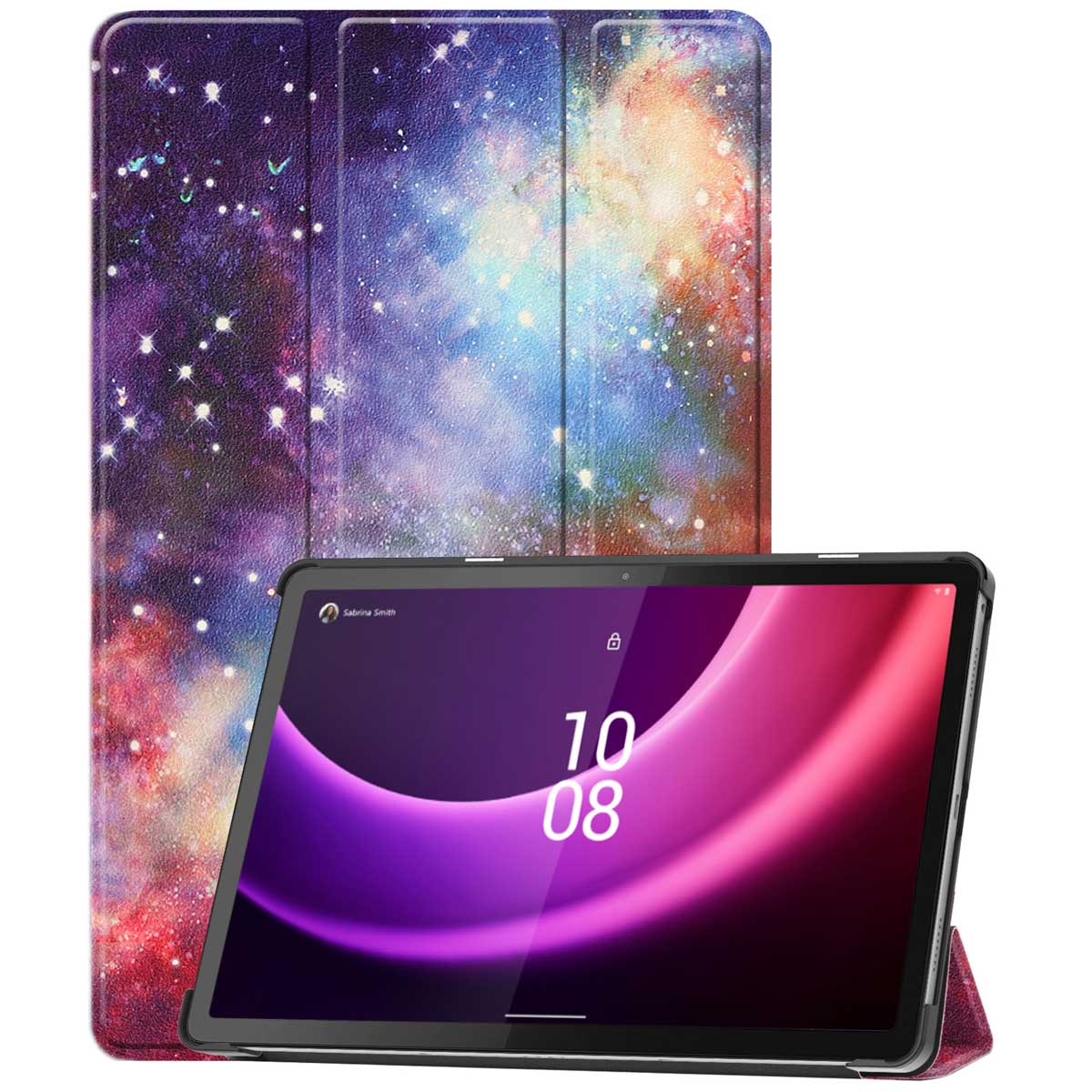 imoshion Design Trifold Klaphülle für das Lenovo Tab P11 (2nd gen) - Space