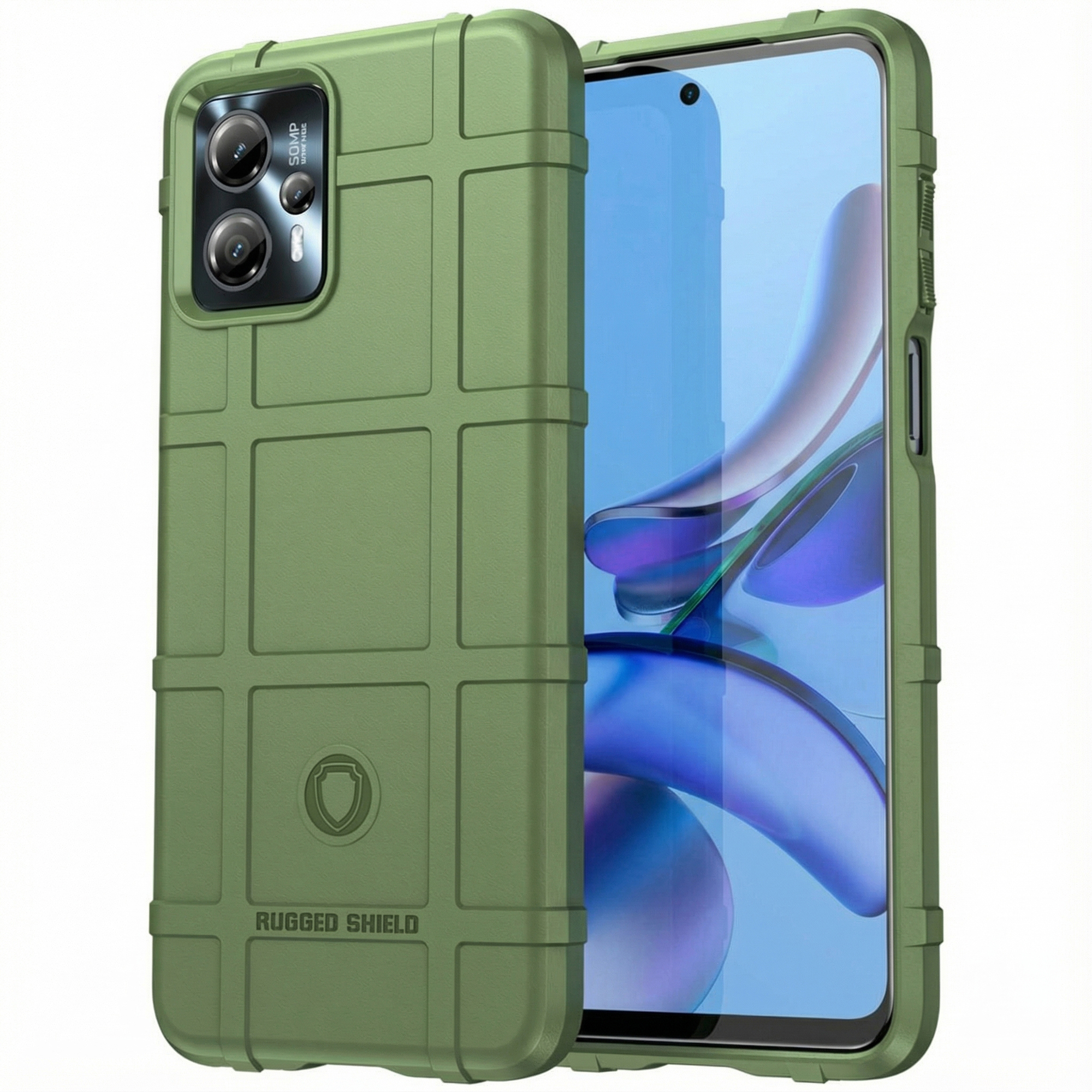 imoshion Rugged Shield Backcover für das Motorola Moto G13 / G23 - Dunkelgrün