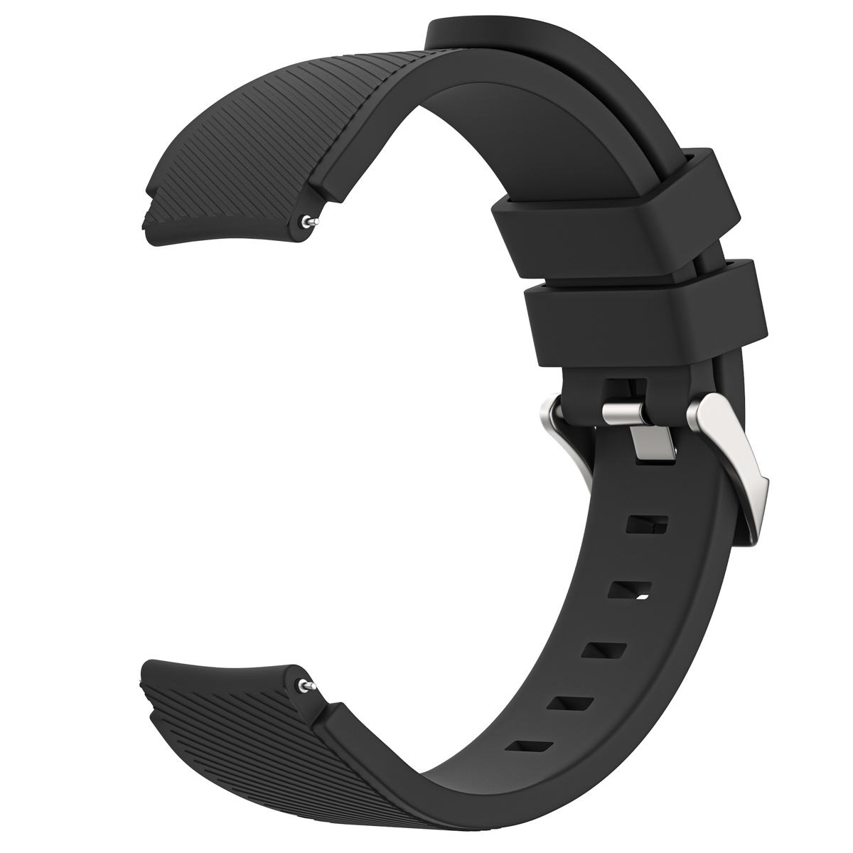 imoshion Flexibles Silikonarmband für Samsung Galaxy Watch 7 (40/44mm) - Schwarz