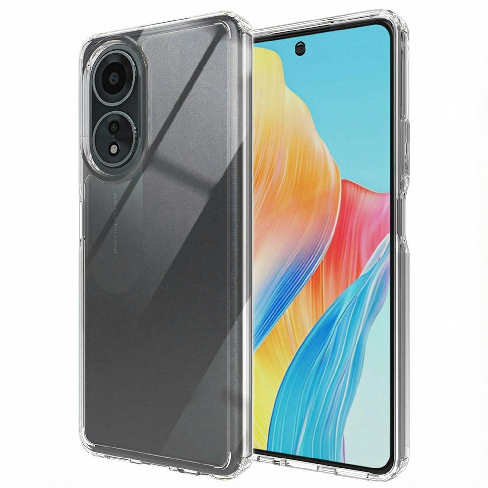 Accezz Xtreme Impact Case für das Oppo A58 - Transparent