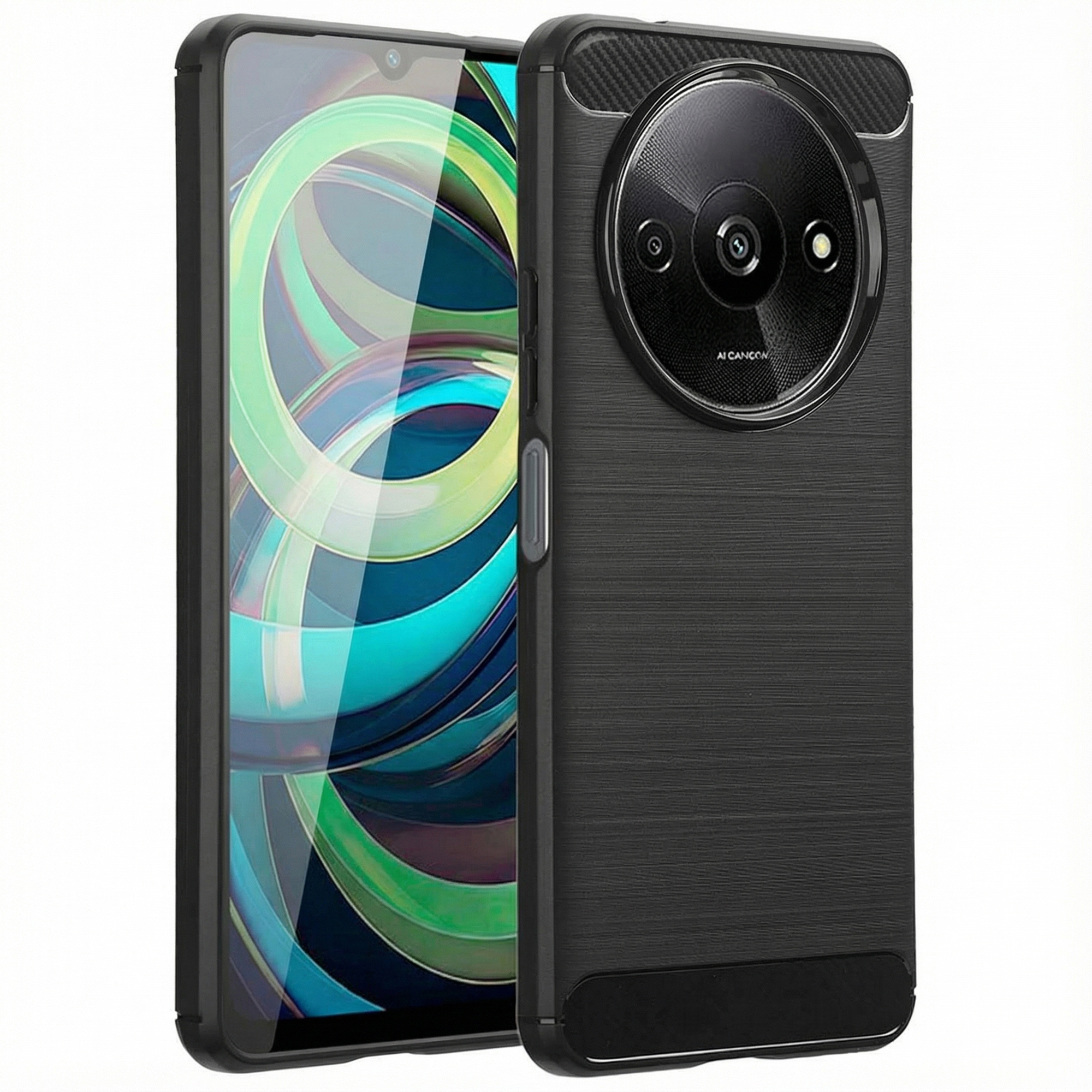 imoshion Brushed Back Cover für das Xiaomi Redmi A3 - Schwarz