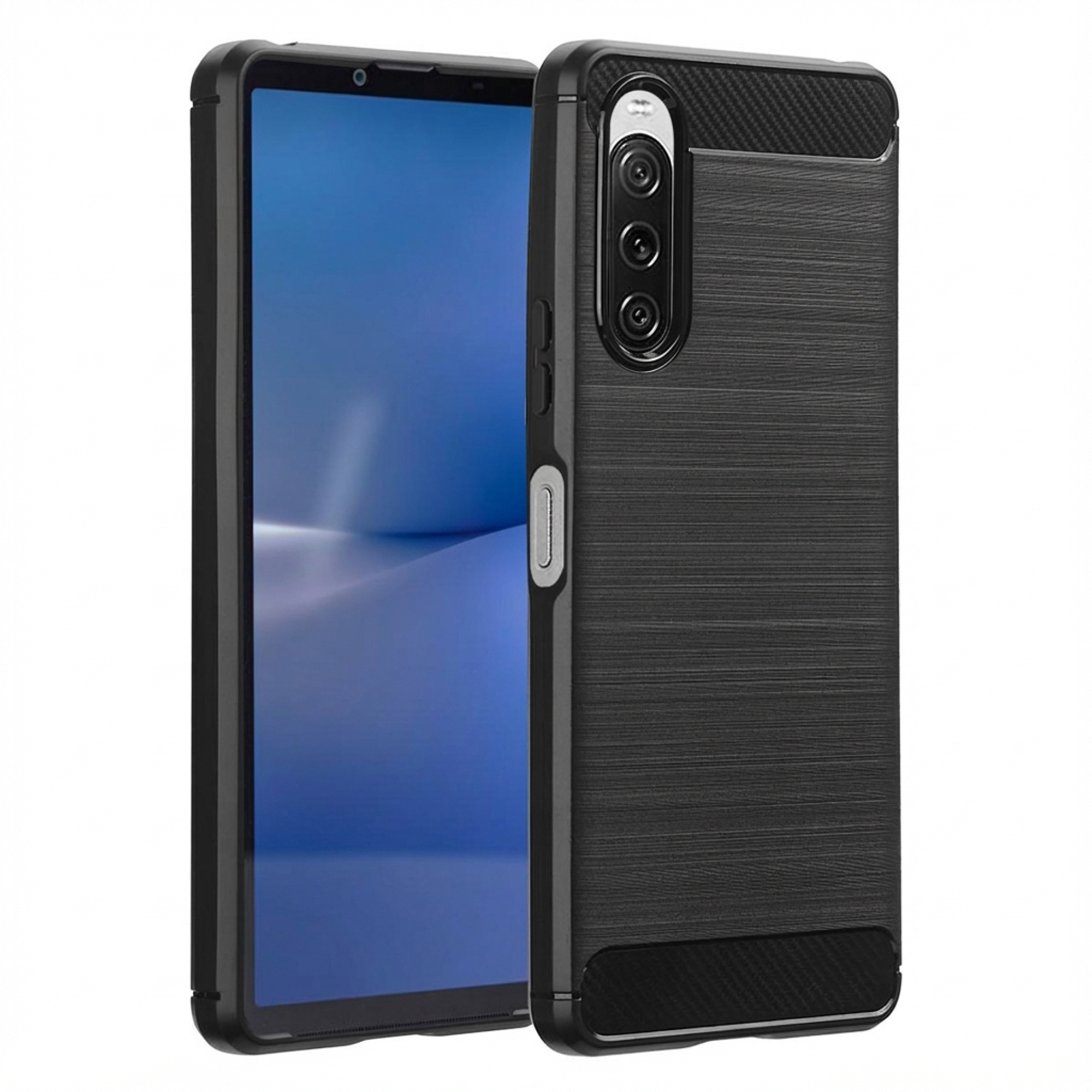 imoshion Brushed Back Cover für das Sony Xperia 10 V - Schwarz
