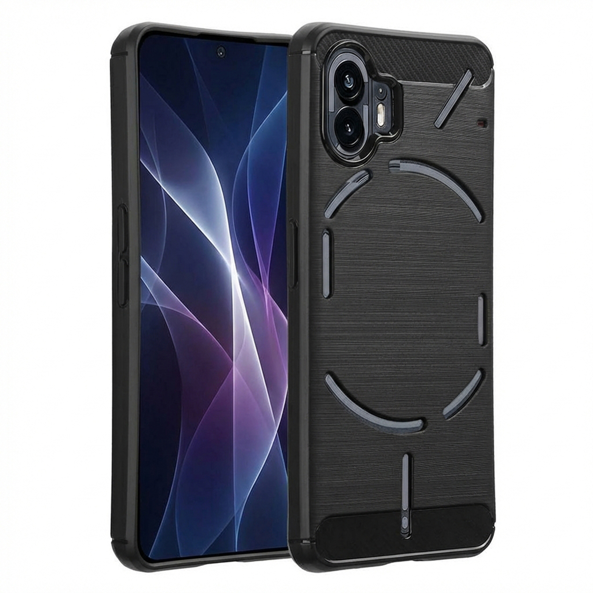 imoshion Brushed Back Cover für das Nothing Phone (2) - Schwarz