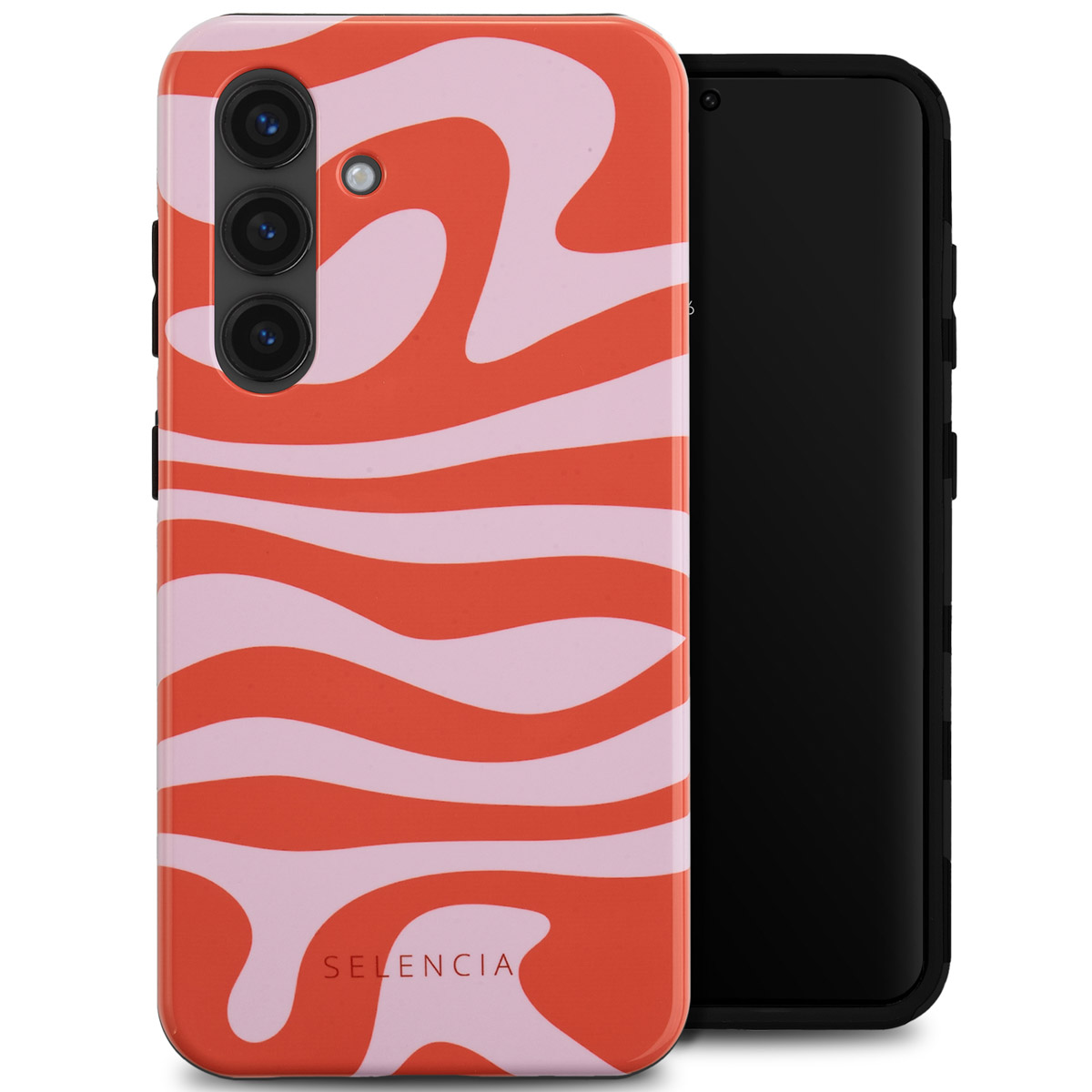Selencia Vivid Back Cover für das Samsung Galaxy S24 - Dream Swirl Pink