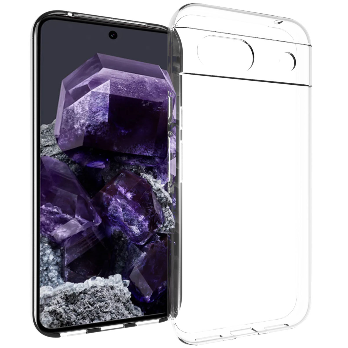 Accezz Clear TPU Backcover für das Google Pixel 8a - Transparent
