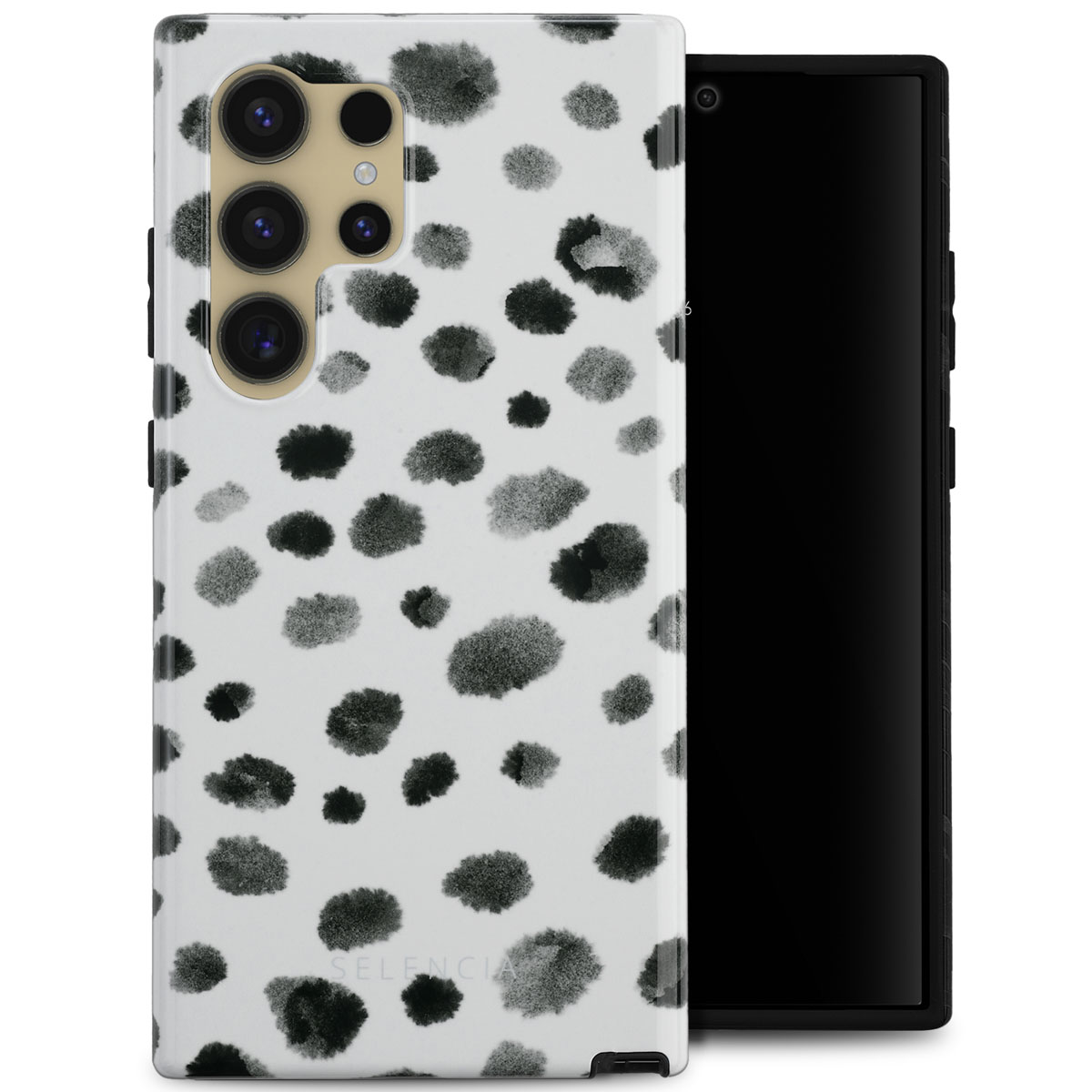 Selencia Vivid Back Cover für das Samsung Galaxy S24 Ultra - Trendy Leopard