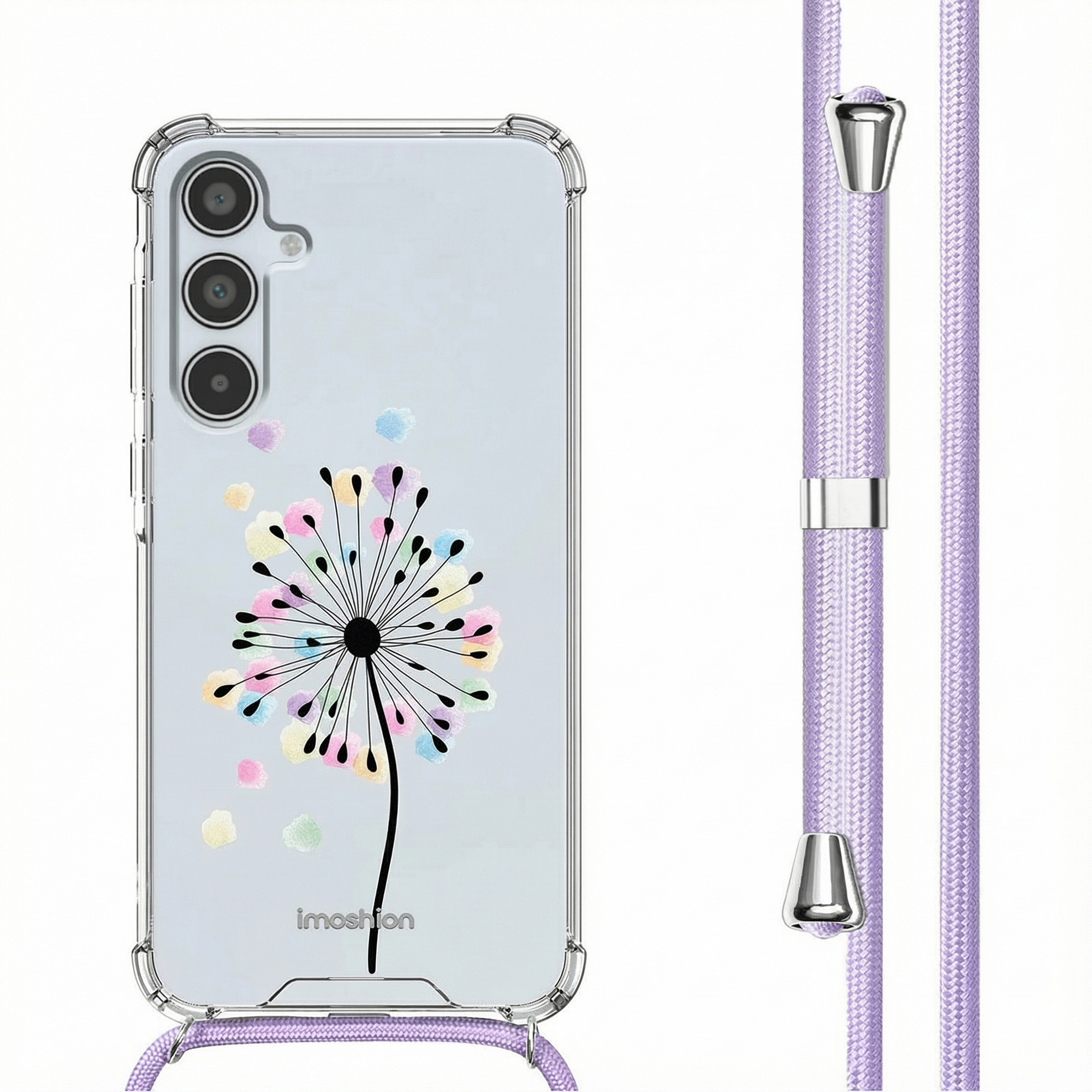 imoshion Design Hülle mit Band für das Samsung Galaxy A35 - Sandstone Dandelion