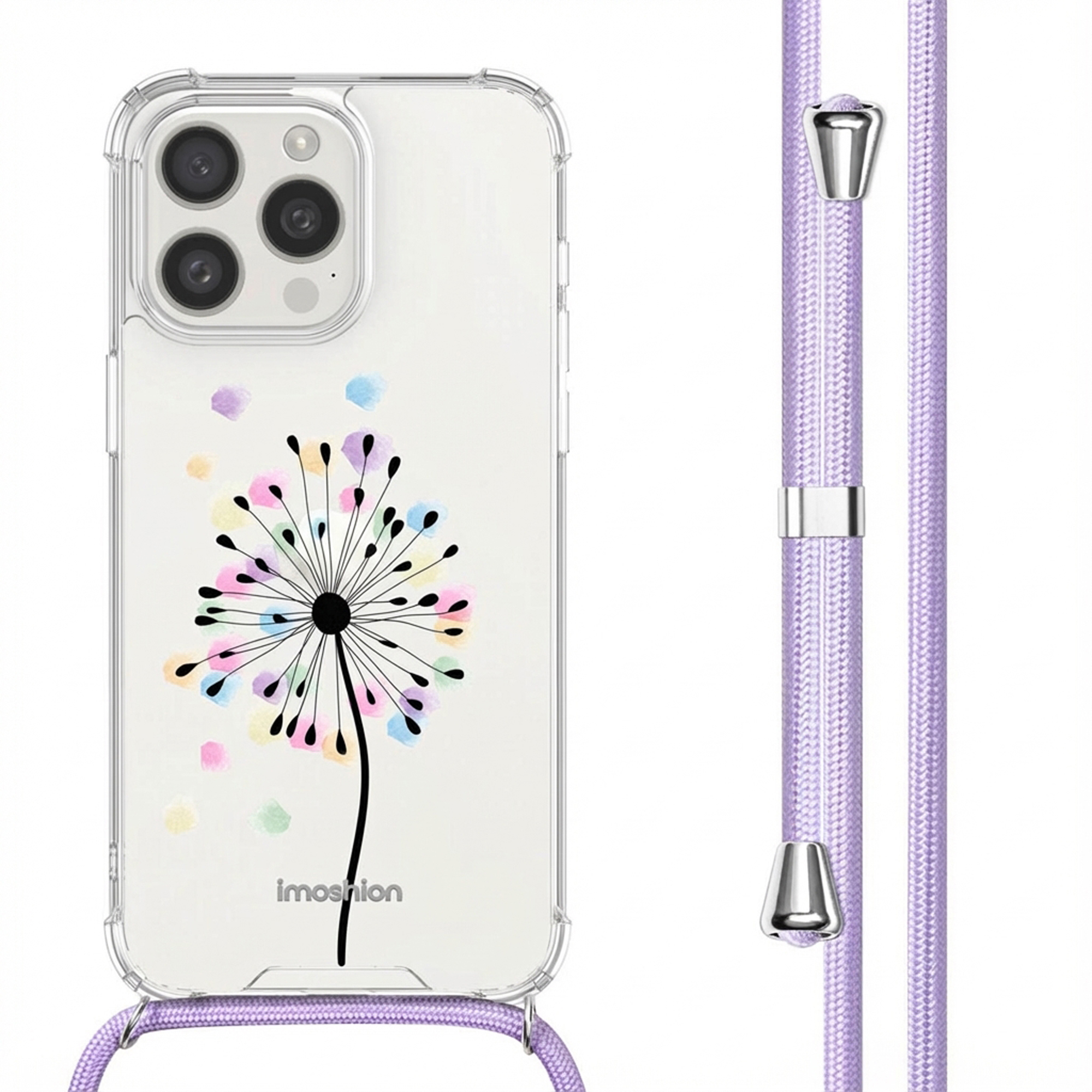 imoshion Design Hülle mit Band für das Apple iPhone 15 Pro Max - Sandstone Dandelion