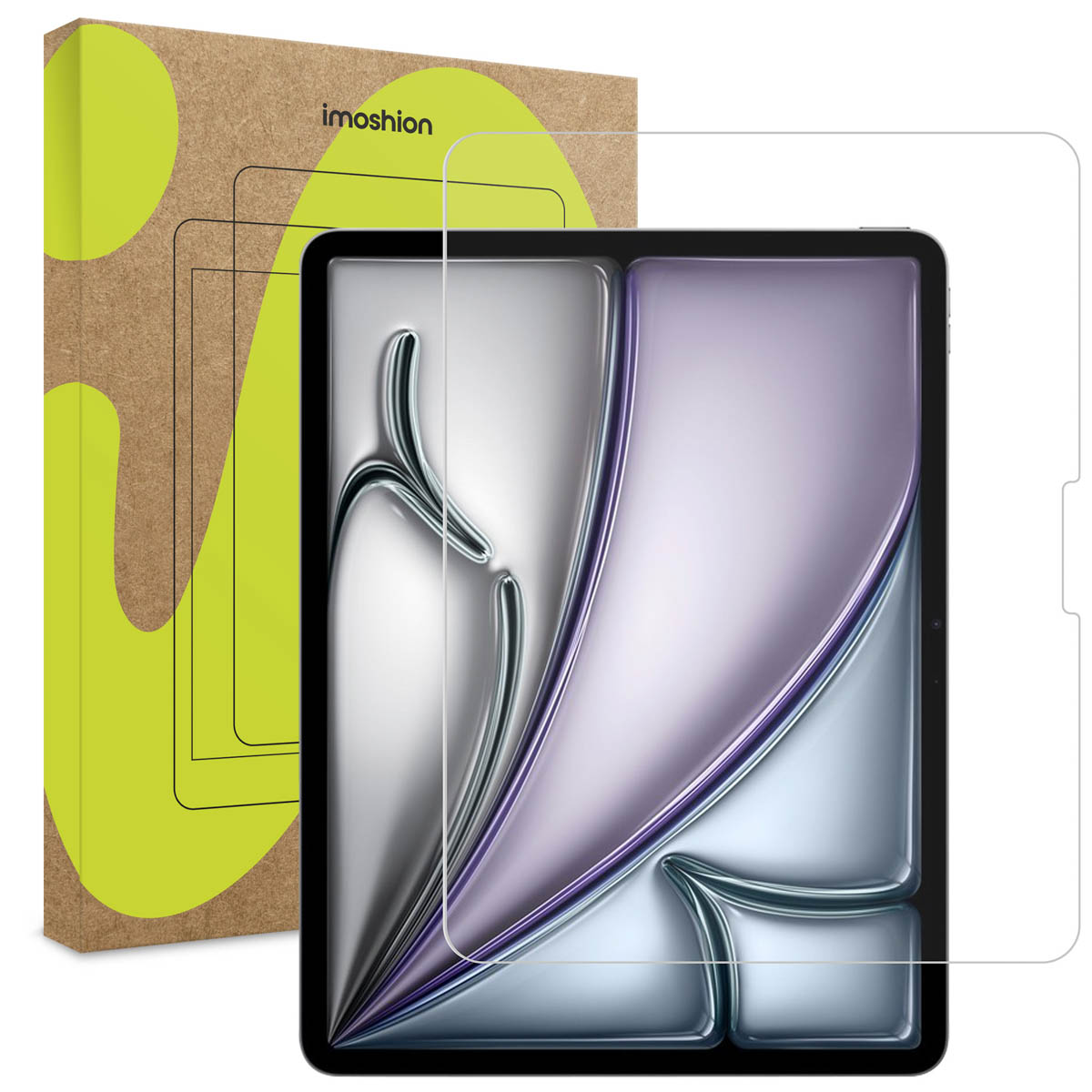imoshion Displayschutz aus gehärtetem Glas für das Apple iPad Pro 13 (2025) M5 / (2024) M4 / Air 13 Zoll (2026) M4 / (2025) M3 / (2024) M2