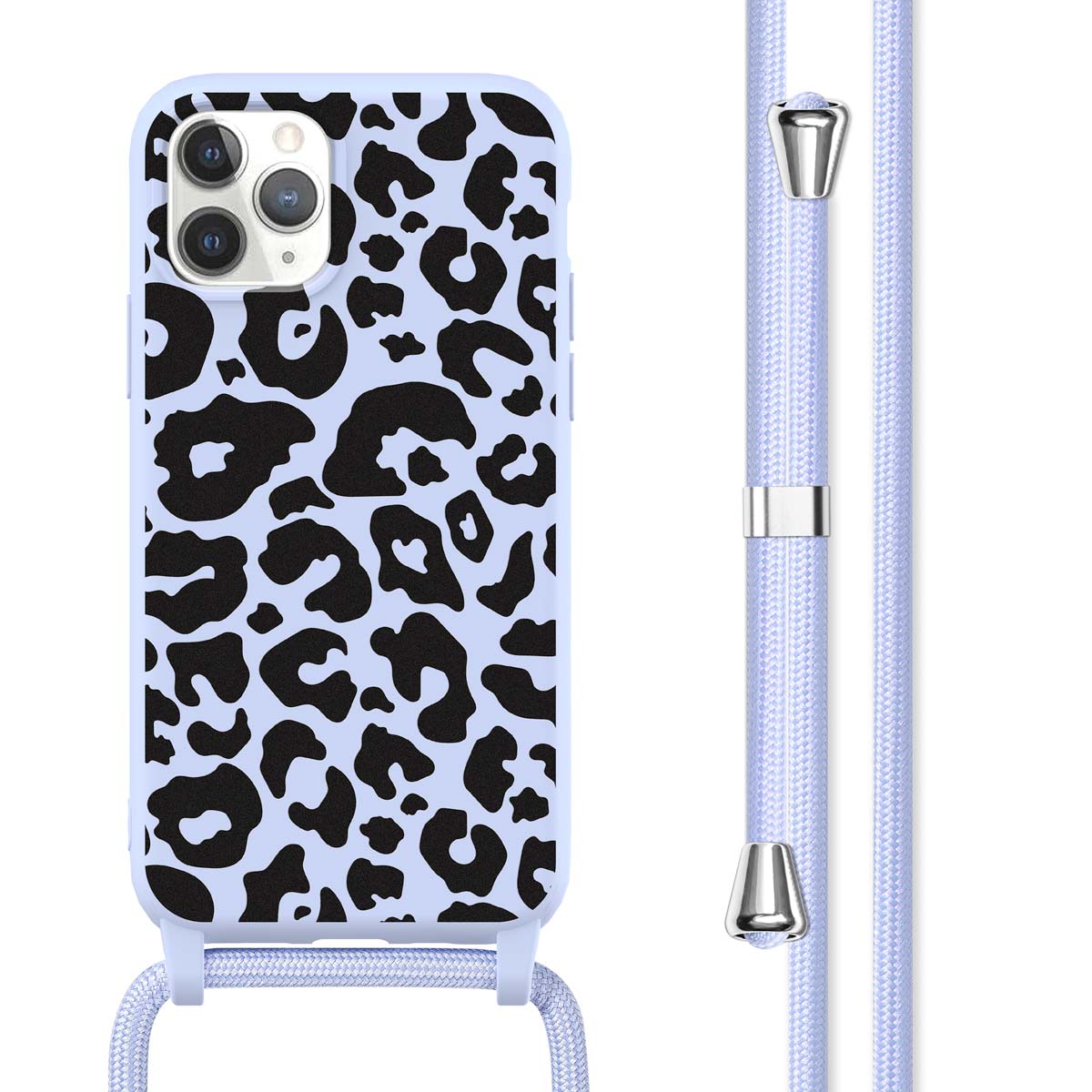 imoshion SilikonHülle design mit Band für das Apple iPhone 11 Pro - Animal Lila