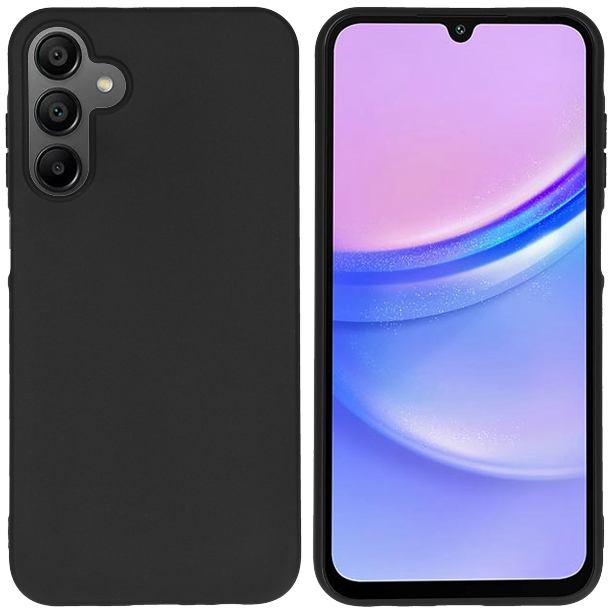 imoshion TPU Color Cover für das Samsung Galaxy A15 (5G/4G) - Schwarz