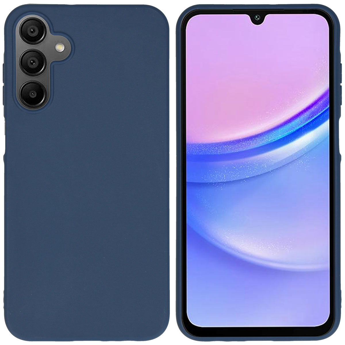 imoshion TPU Color Cover für das Samsung Galaxy A15 (5G/4G) - Dunkelblau
