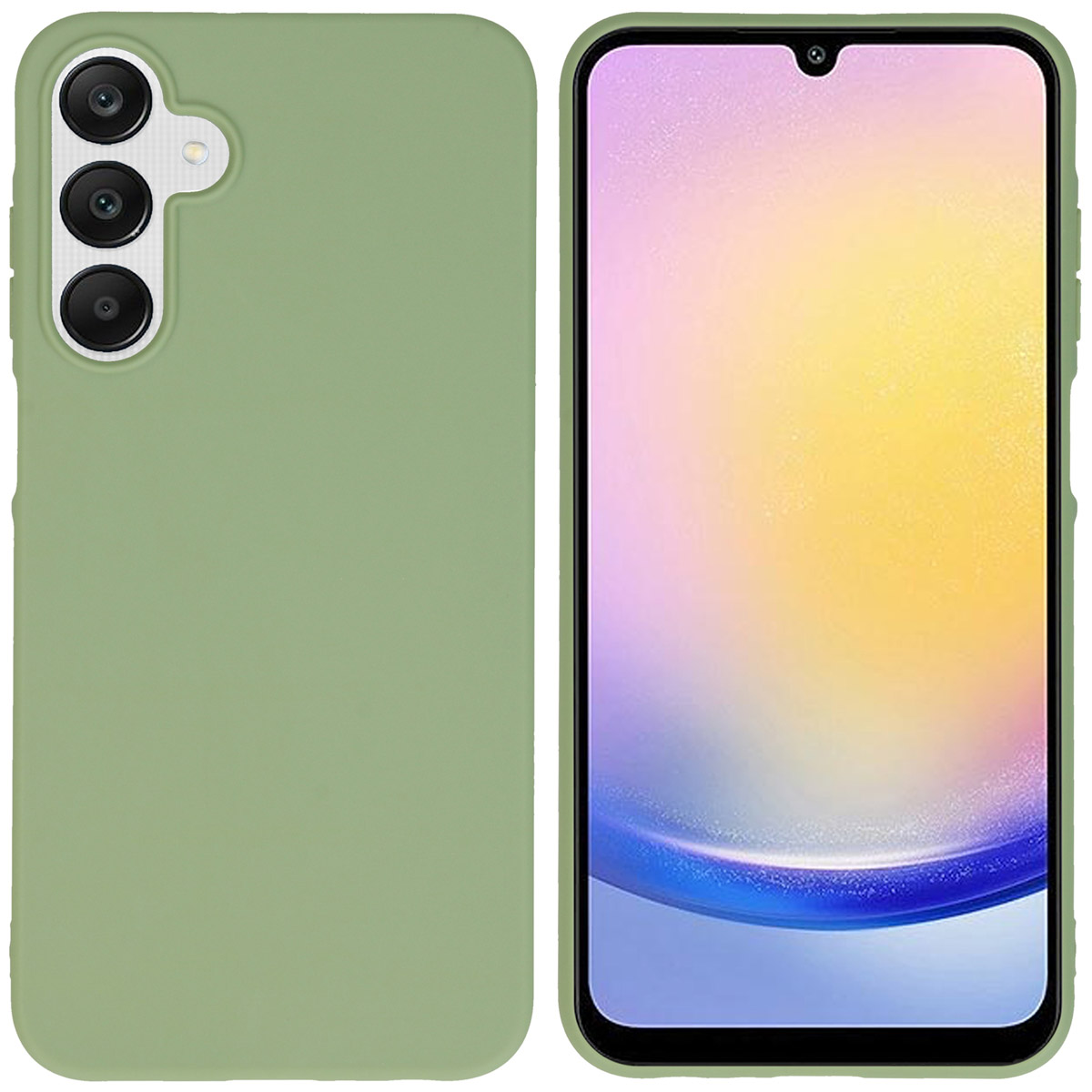 imoshion TPU Color Cover für das Samsung Galaxy A25 (5G) - Olive Green