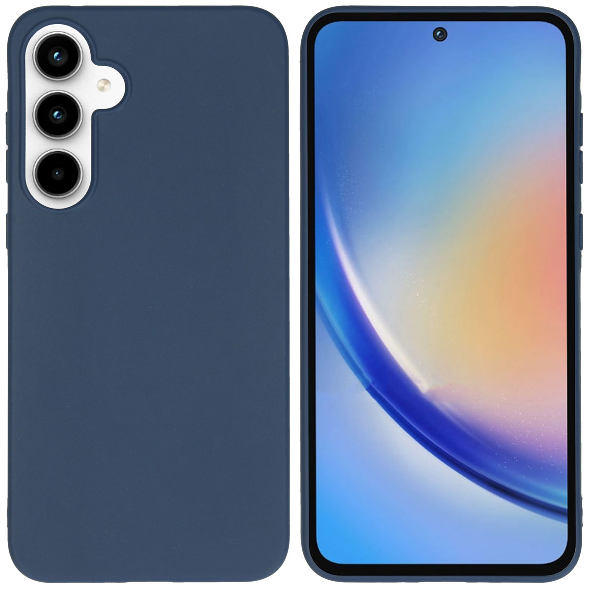imoshion TPU Color Cover für das Samsung Galaxy A35 - Dunkelblau