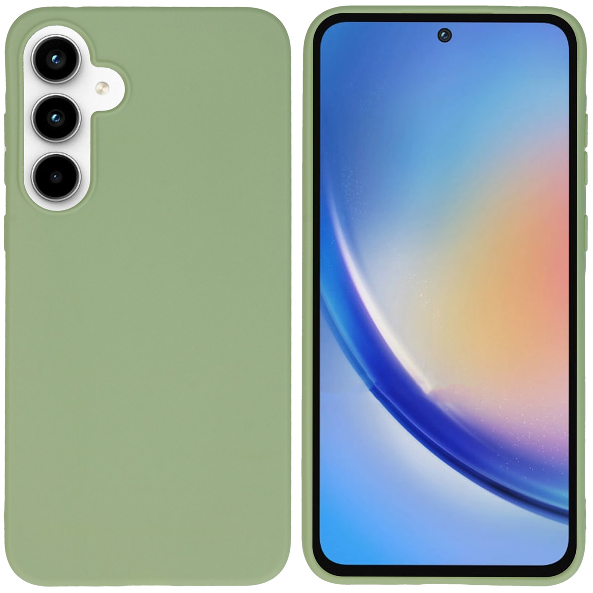 imoshion TPU Color Cover für das Samsung Galaxy A35 - Olive Green