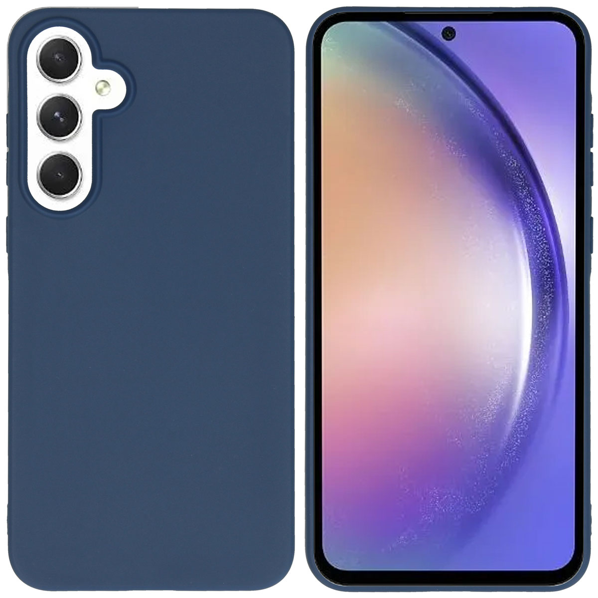 imoshion TPU Color Cover für das Samsung Galaxy A55 - Dunkelblau