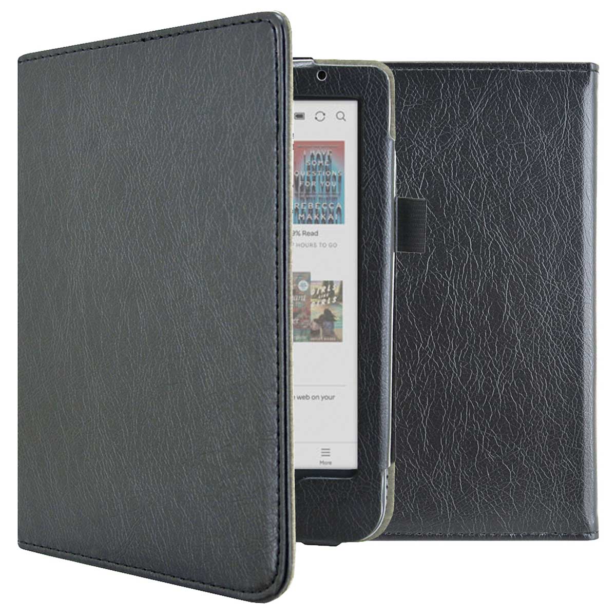 imoshion Vegan Leather Klapphülle für das Kobo Clara Colour / BW - Schwarz