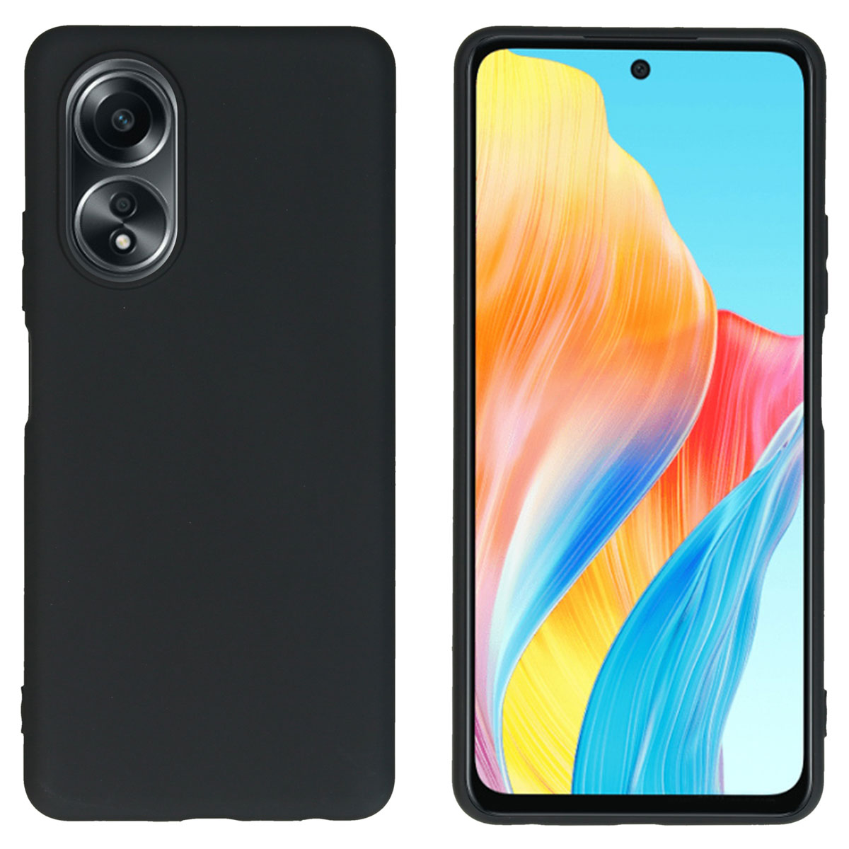 imoshion TPU Color Cover für das Oppo A58 - Schwarz