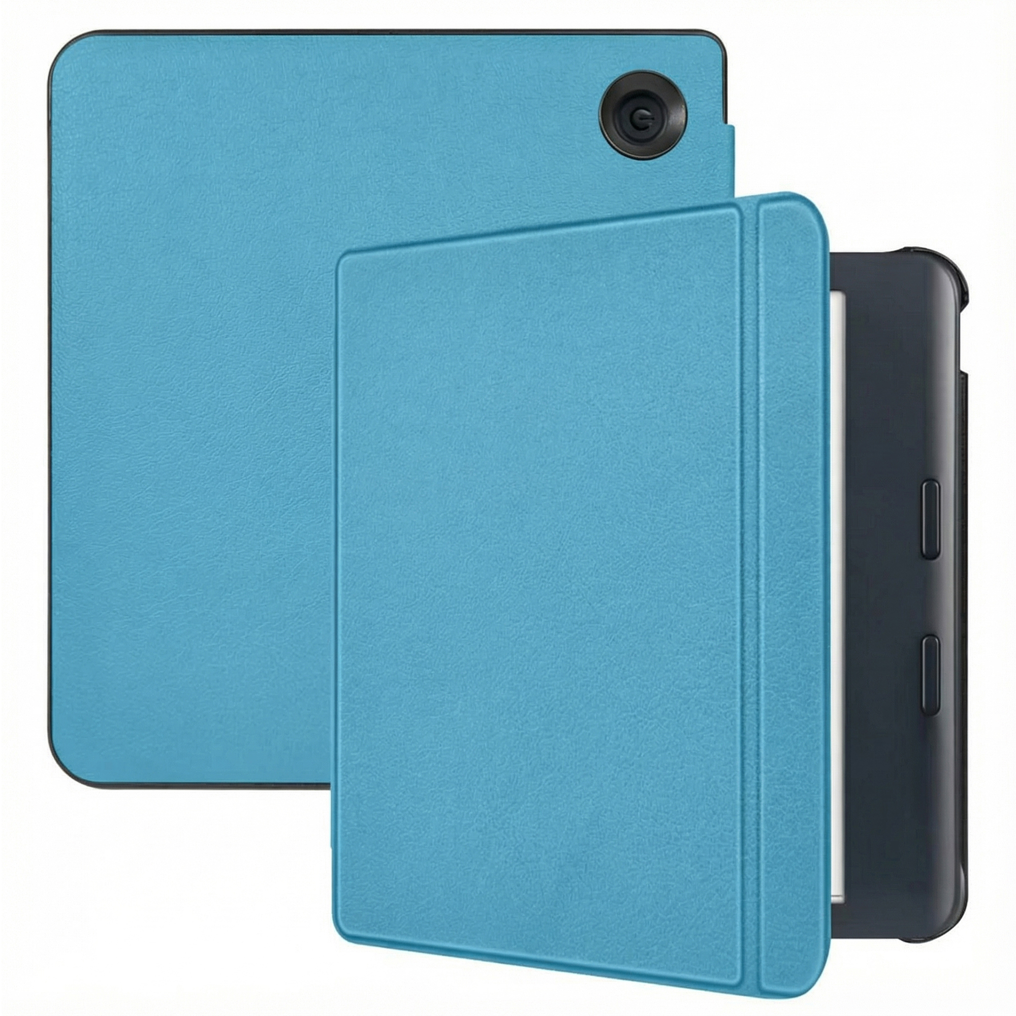 imoshion Slim Hard Case Klapphülle für das Kobo Libra Colour - Hellblau