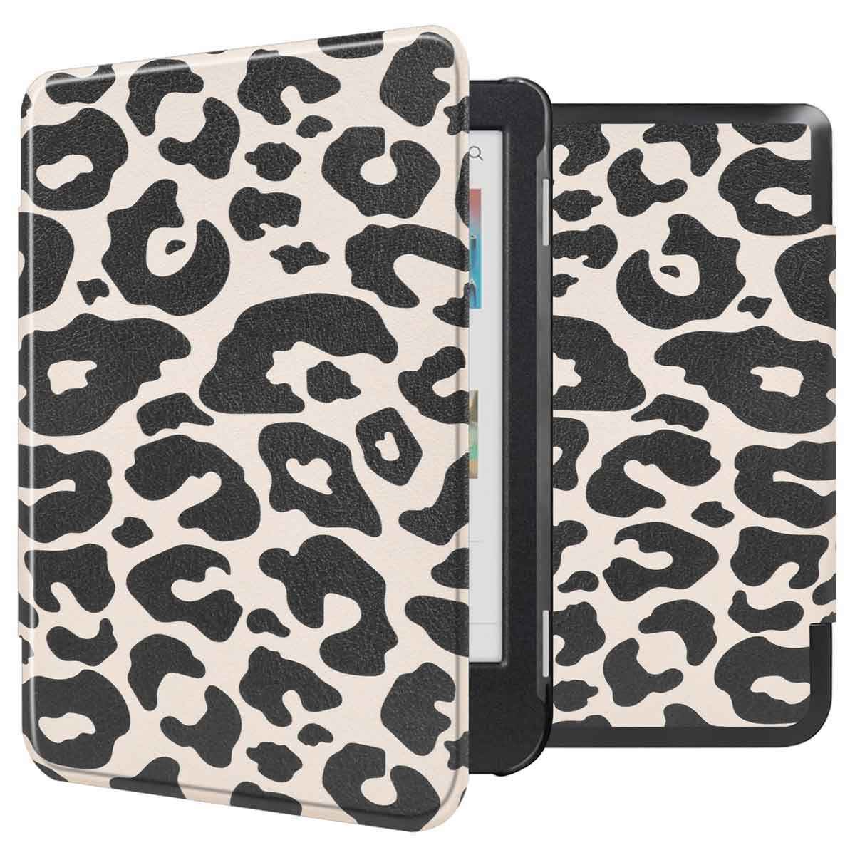 imoshion Design Slim Hard Case Klapphülle für das Kobo Clara Colour / BW - Leopard