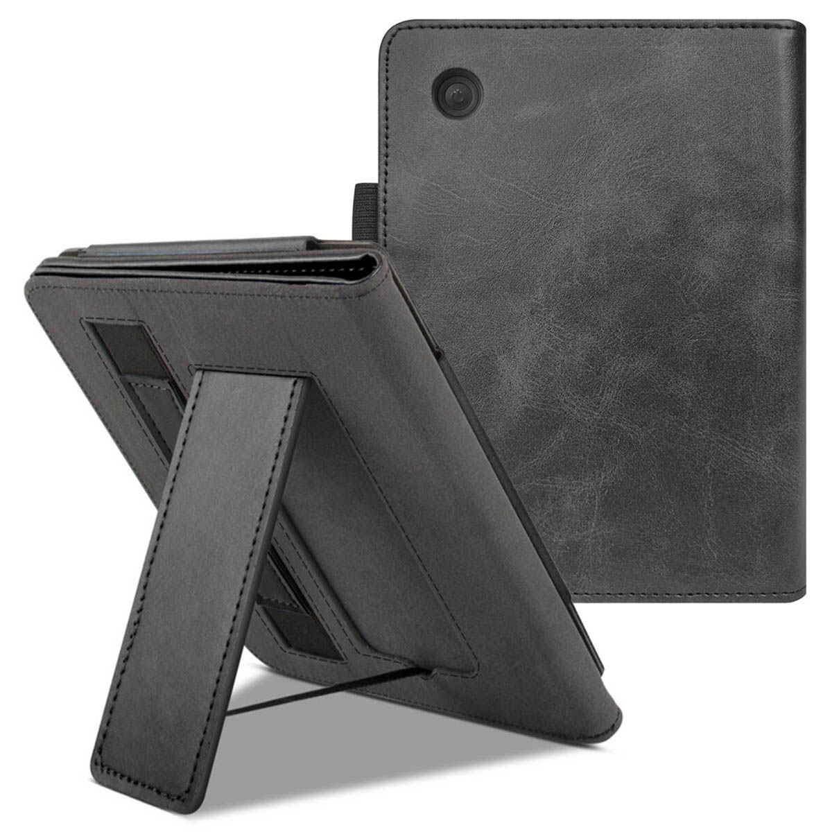 imoshion Klapphülle Sleepcover mit strap und stand für das Kobo Clara Colour / BW - Schwarz