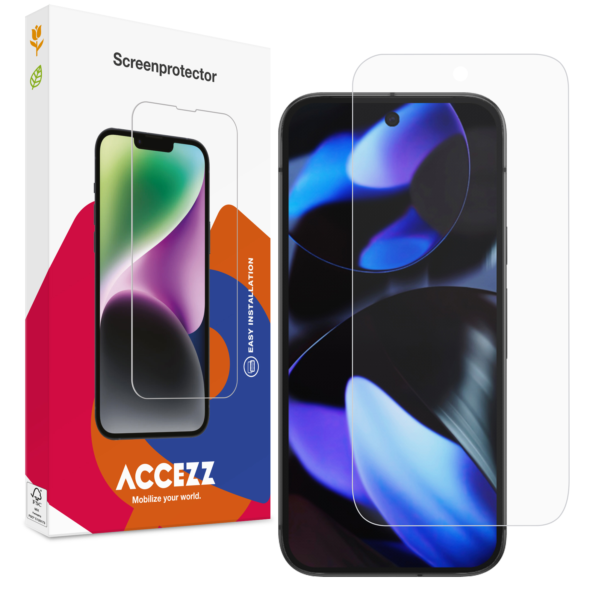 Accezz Screen Protector aus gehärtetem Glas für das Google Pixel 11 / 11 Pro / 10 / 10 Pro / 9 / 9 Pro