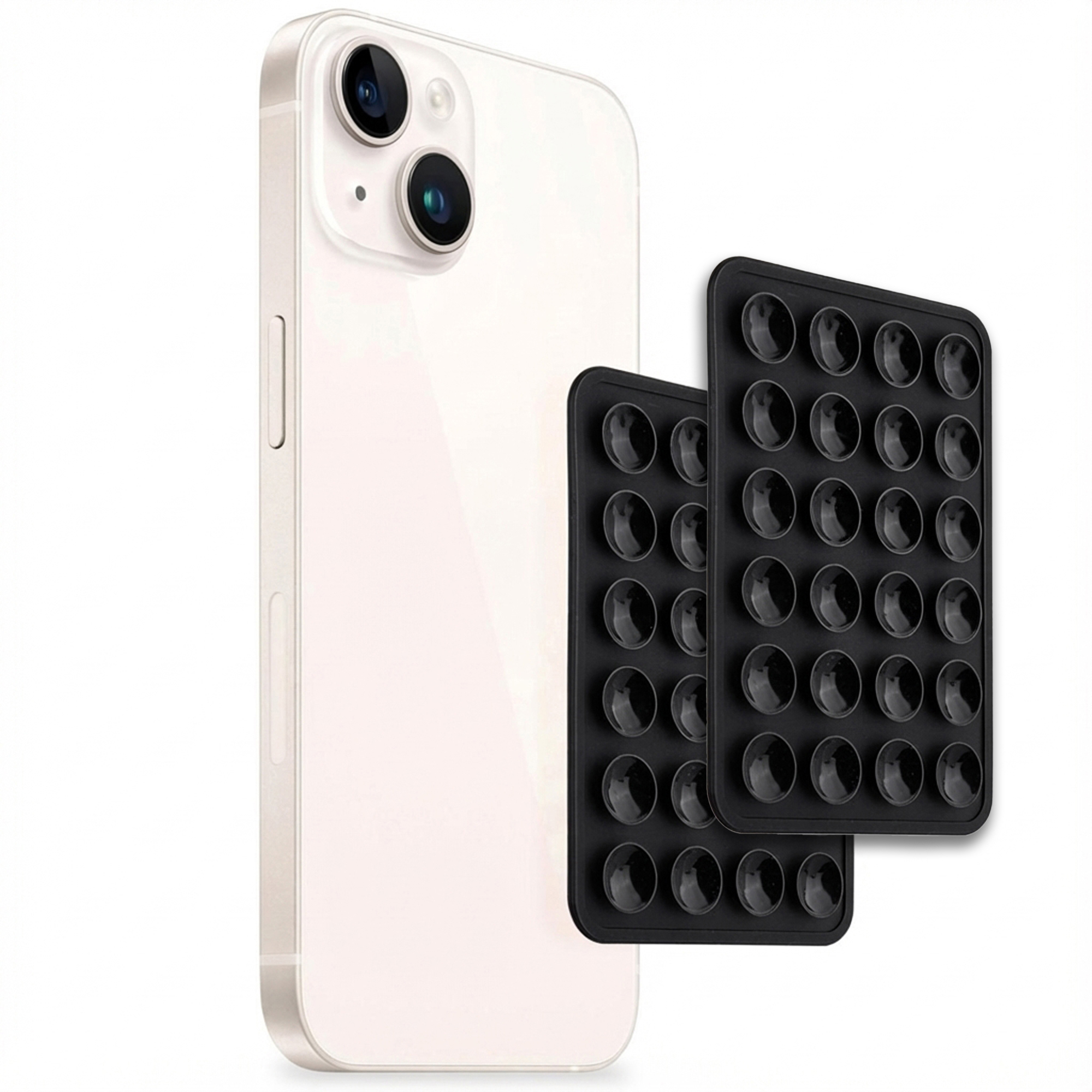 Selencia 2er-Pack Telefonhalter Saugnapf - Schwarz