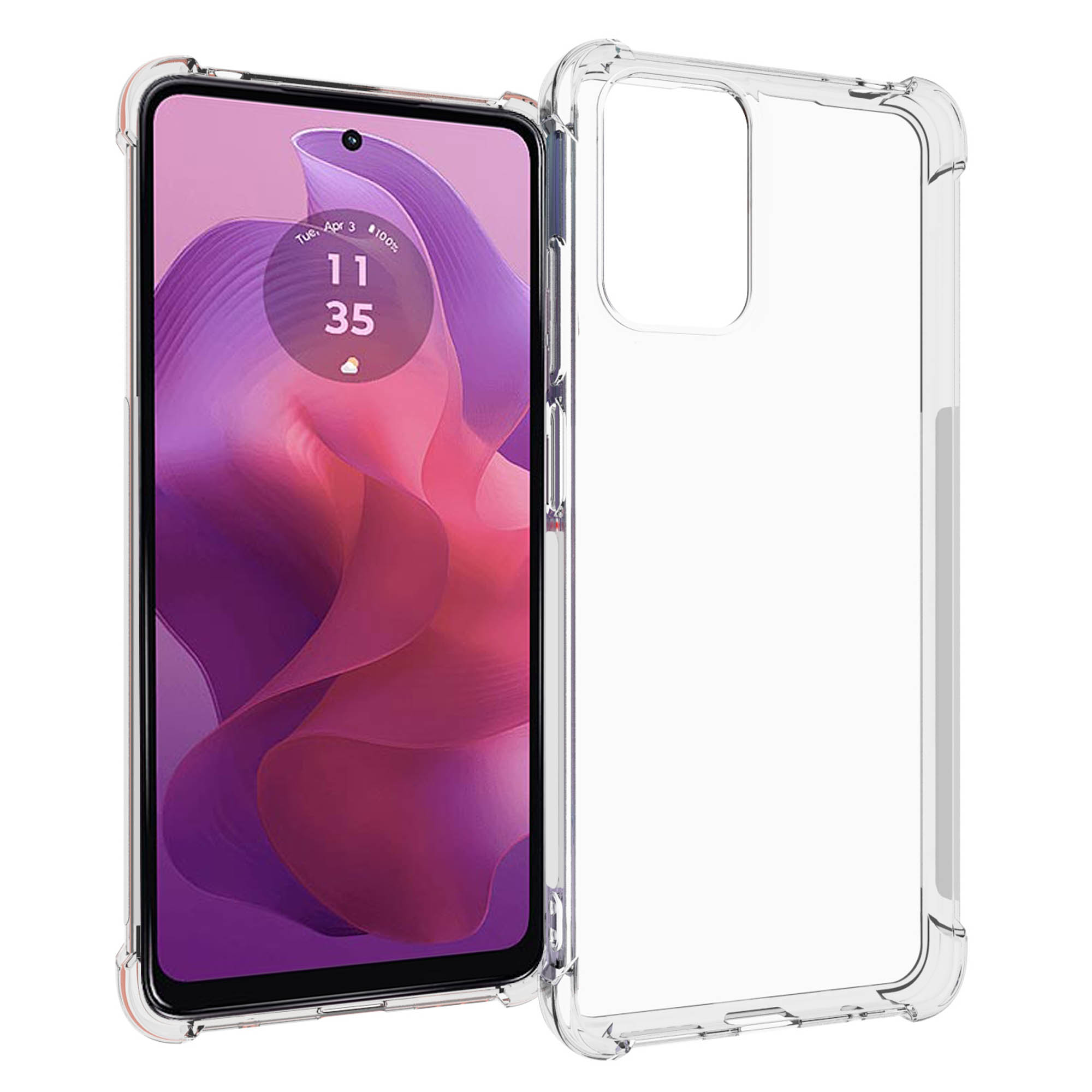 imoshion Shockproof Case für das Motorola Moto G04 / G24 - Transparent