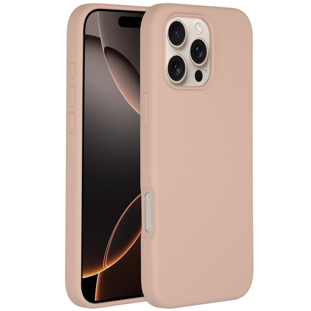Accezz Liquid Silikoncase mit MagSafe für das Apple iPhone 16 Pro Max - Rosa