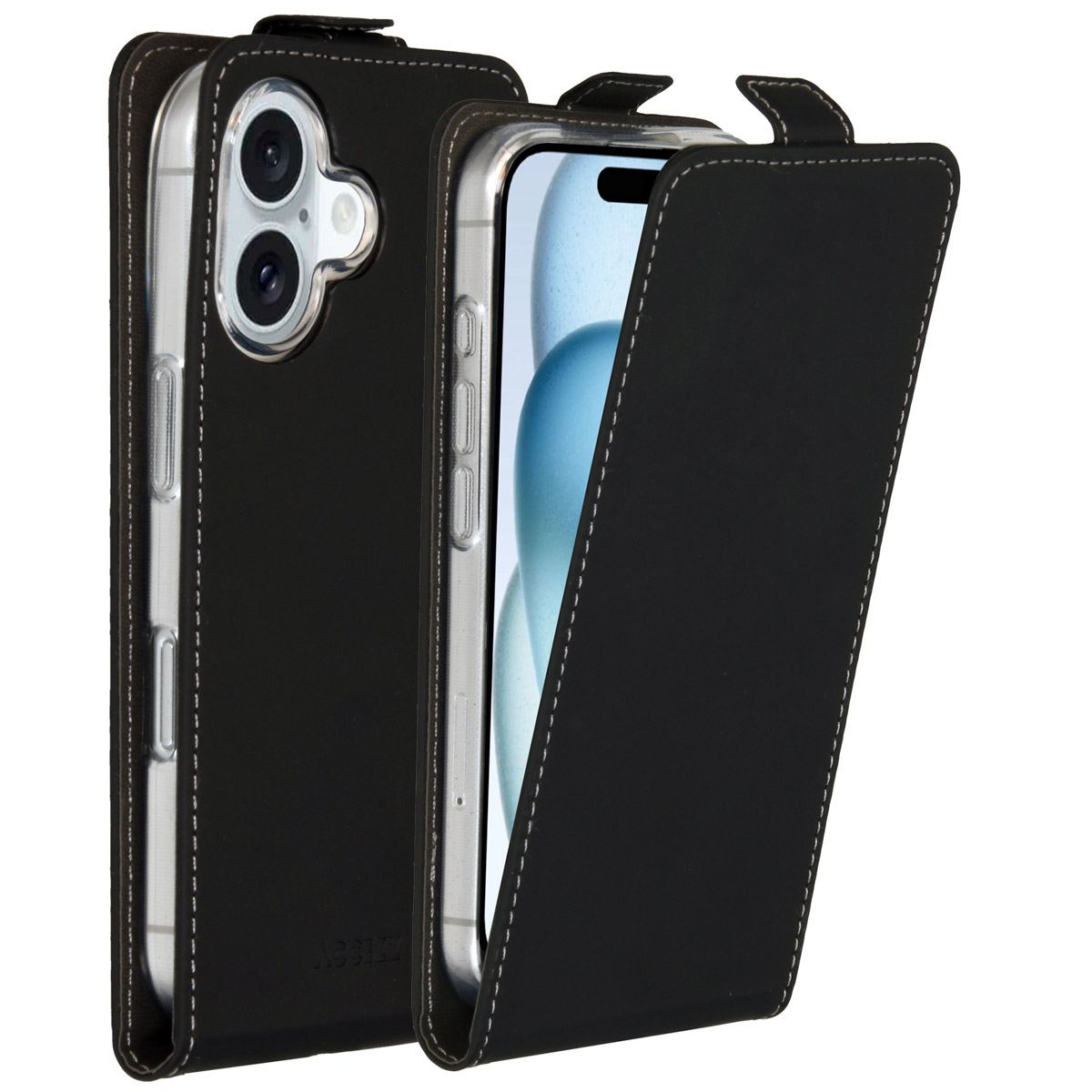 Accezz Flip Case für das Apple iPhone 16 - Schwarz